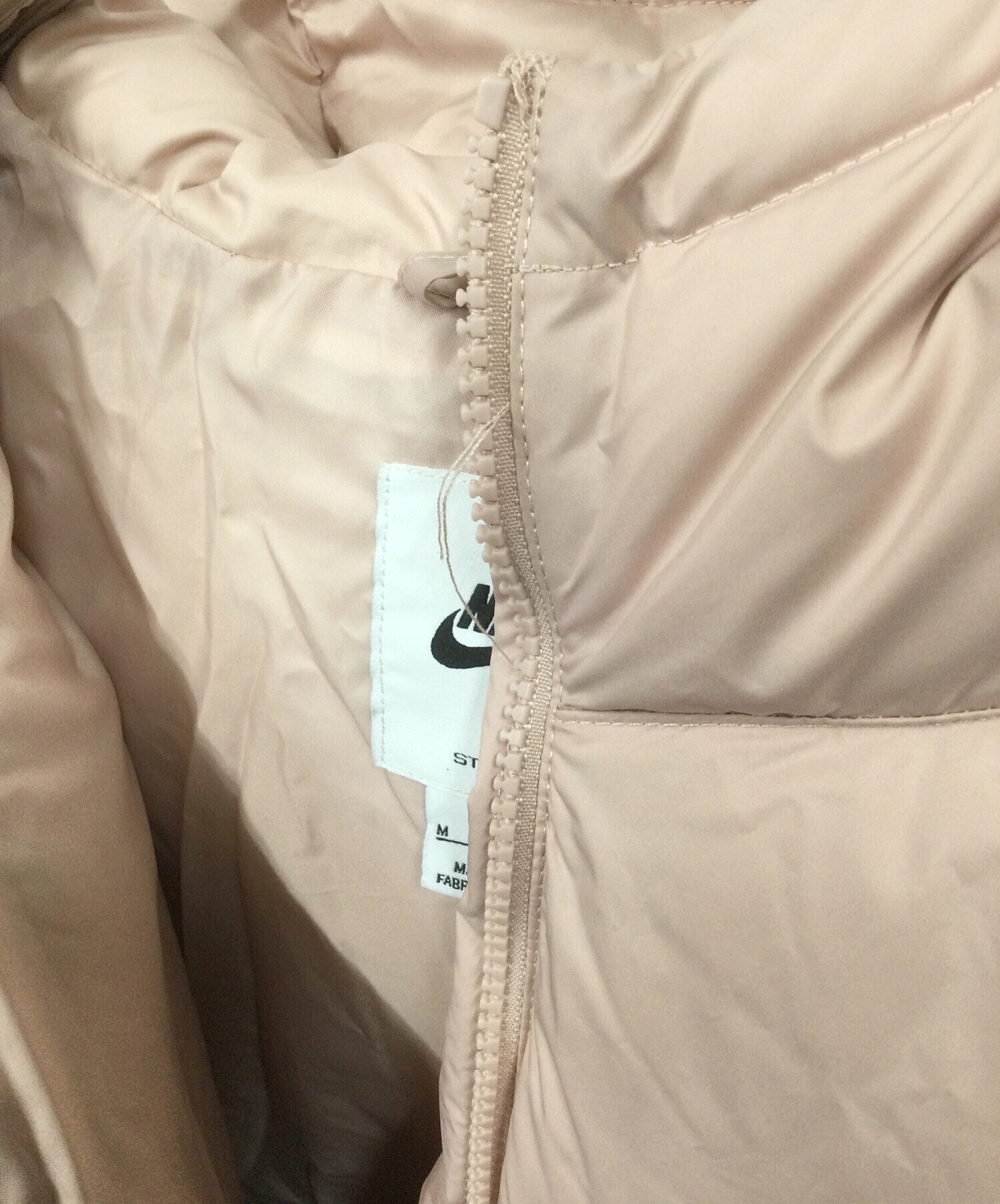 中古・古着通販】NIKE (ナイキ) ダウンジャケット ピンク サイズ:M 