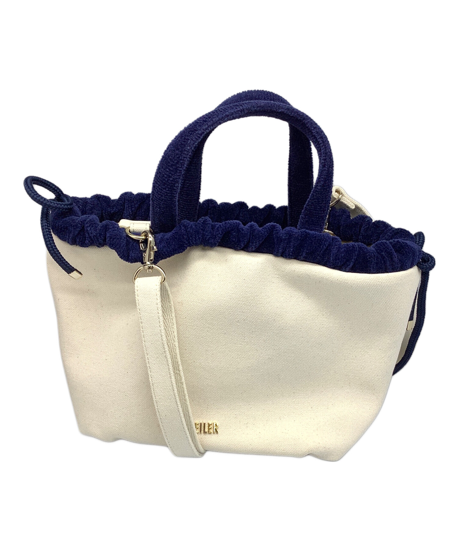 FEILER ２wayバッグ 中古・古着通販】FEILER (フェイラー) 2WAYバッグ アイボリー