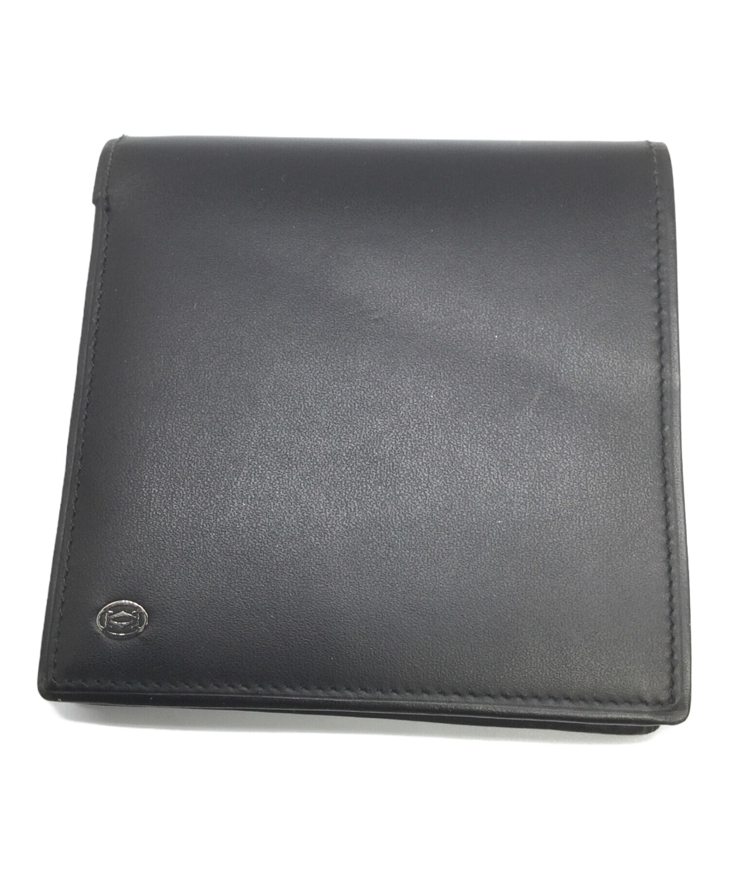 カルティエ パシャ・2つ折財布  【Aランク】【中古】 中古・古着通販】Cartier (カルティエ) 2つ折り財布 パシャ ブラック