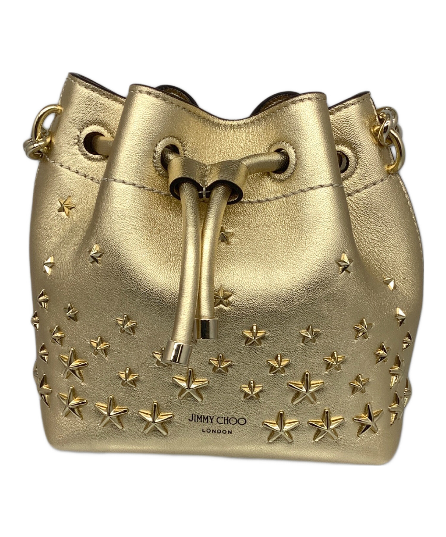 中古・古着通販】JIMMY CHOO (ジミーチュウ) ボンボン バケットS