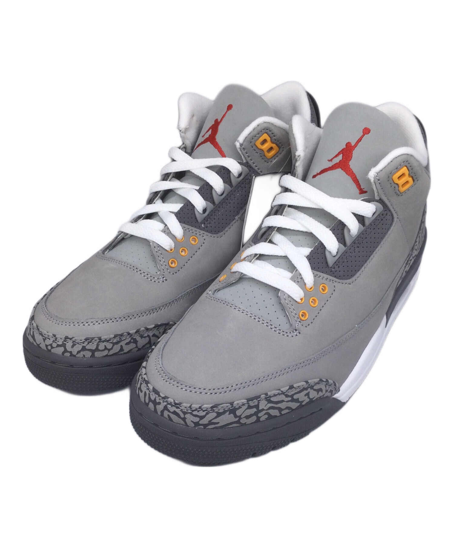 中古・古着通販】NIKE (ナイキ) AIR JORDAN 3 COOL GREY グレー サイズ 