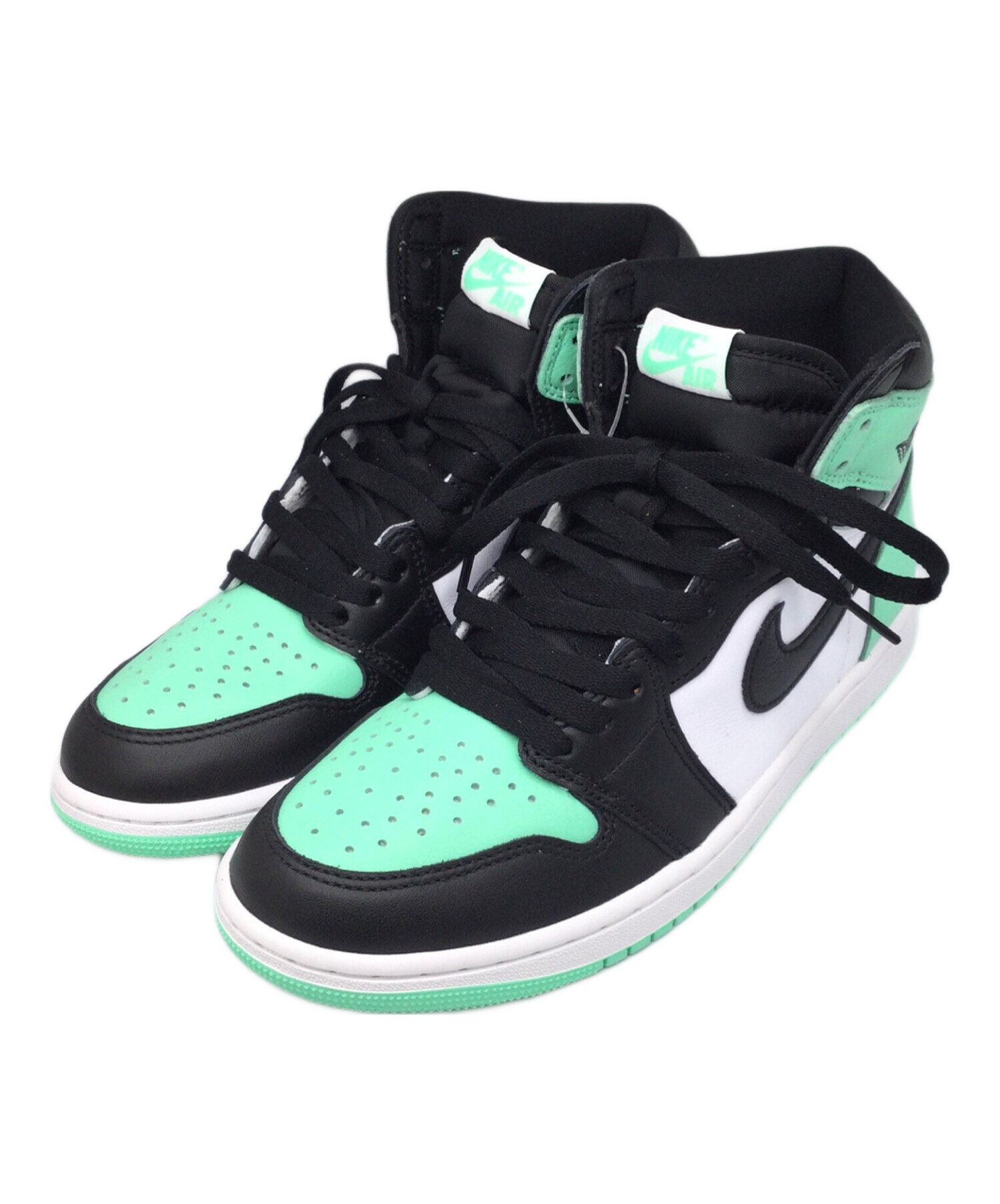 Nike Air Jordan 1 Low ブラック/ミントグリーン 【公式通販】