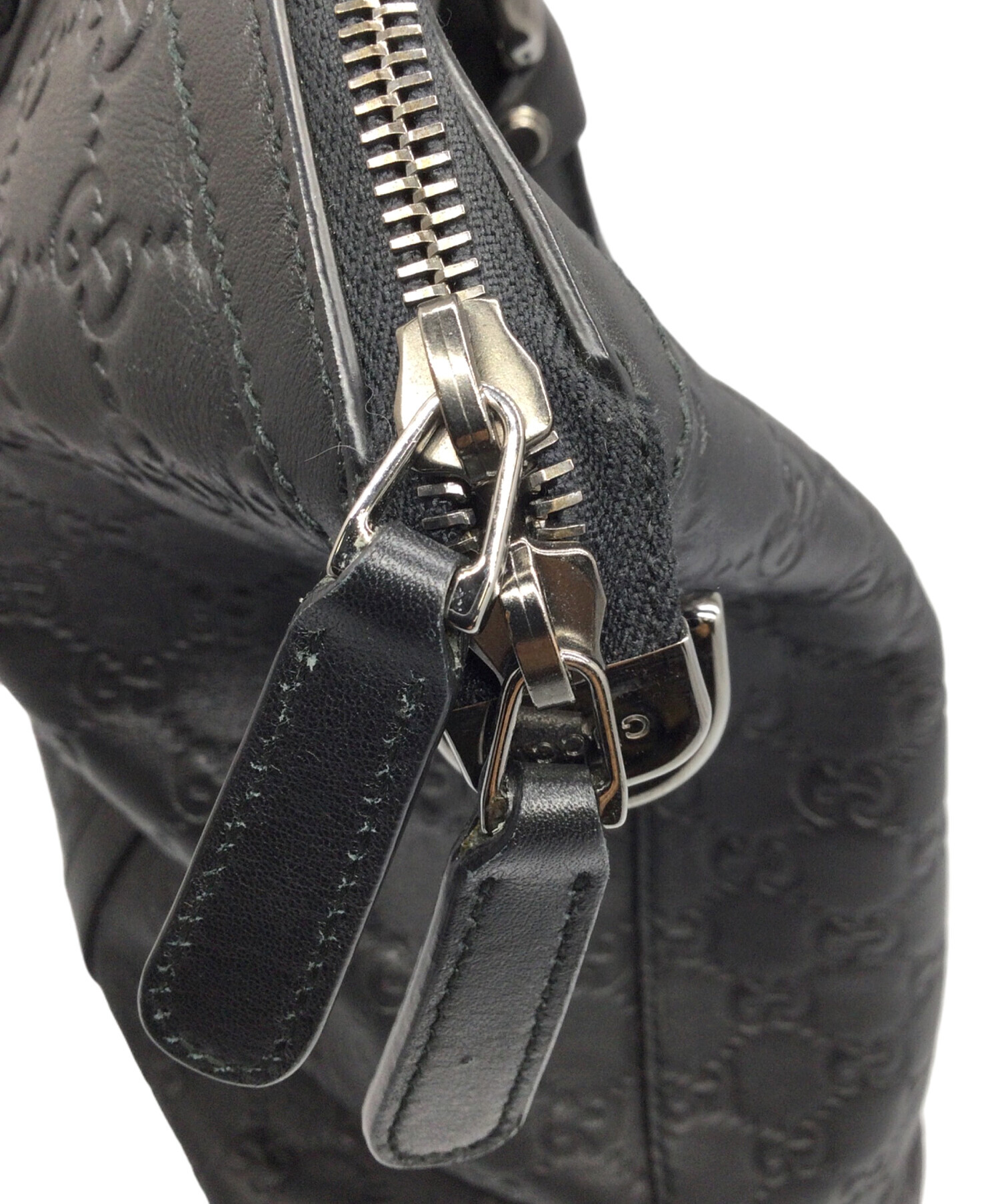 中古・古着通販】GUCCI (グッチ) GGレザー2WAYショルダーバッグ 