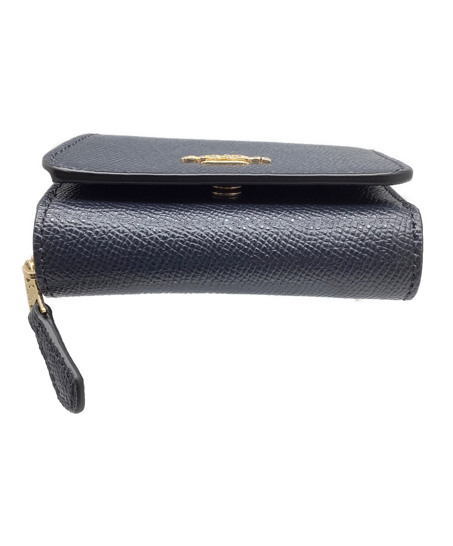 中古・古着通販】COACH (コーチ) 3つ折り財布 ネイビー｜ブランド