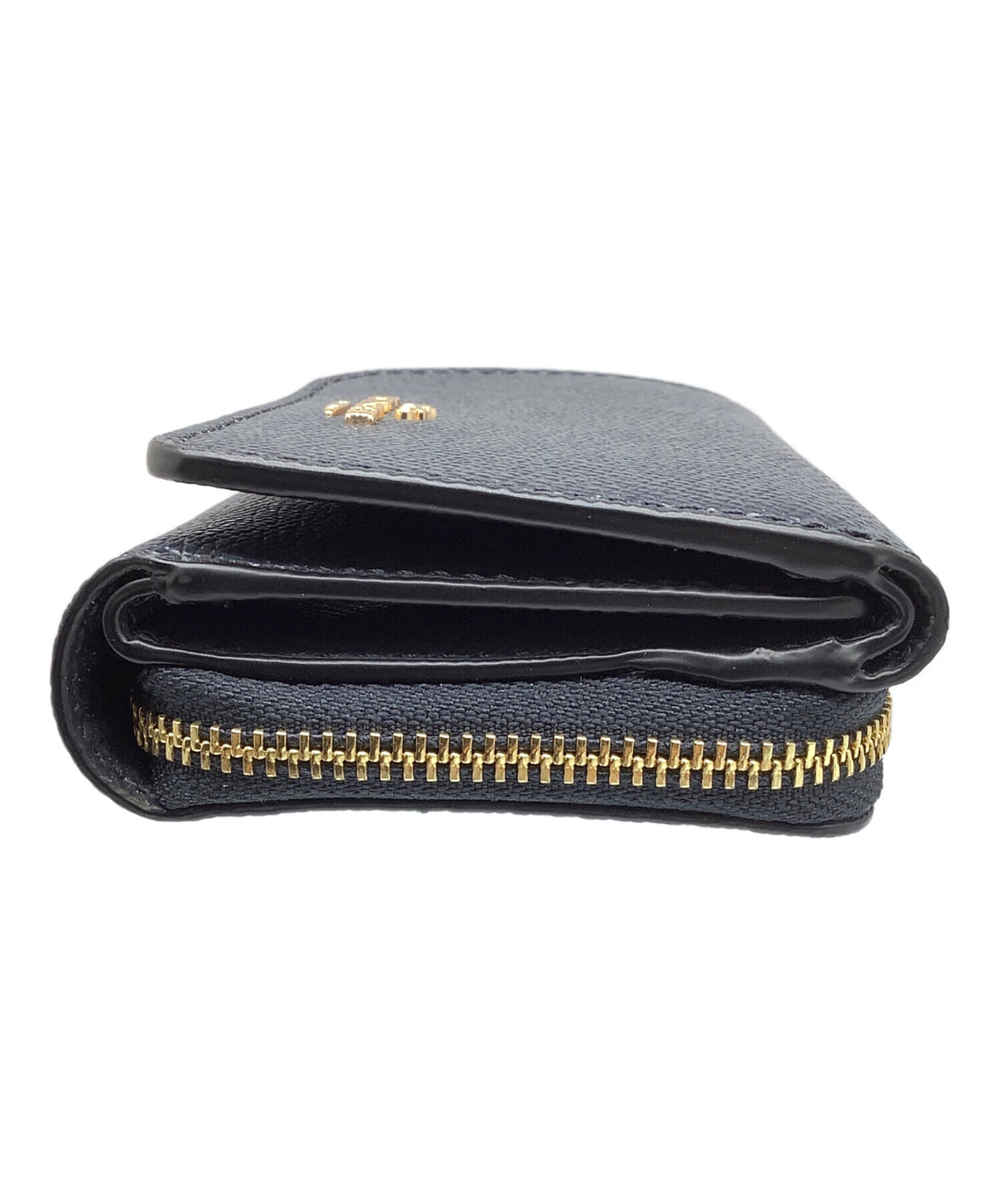 中古・古着通販】COACH (コーチ) 3つ折り財布 ネイビー｜ブランド