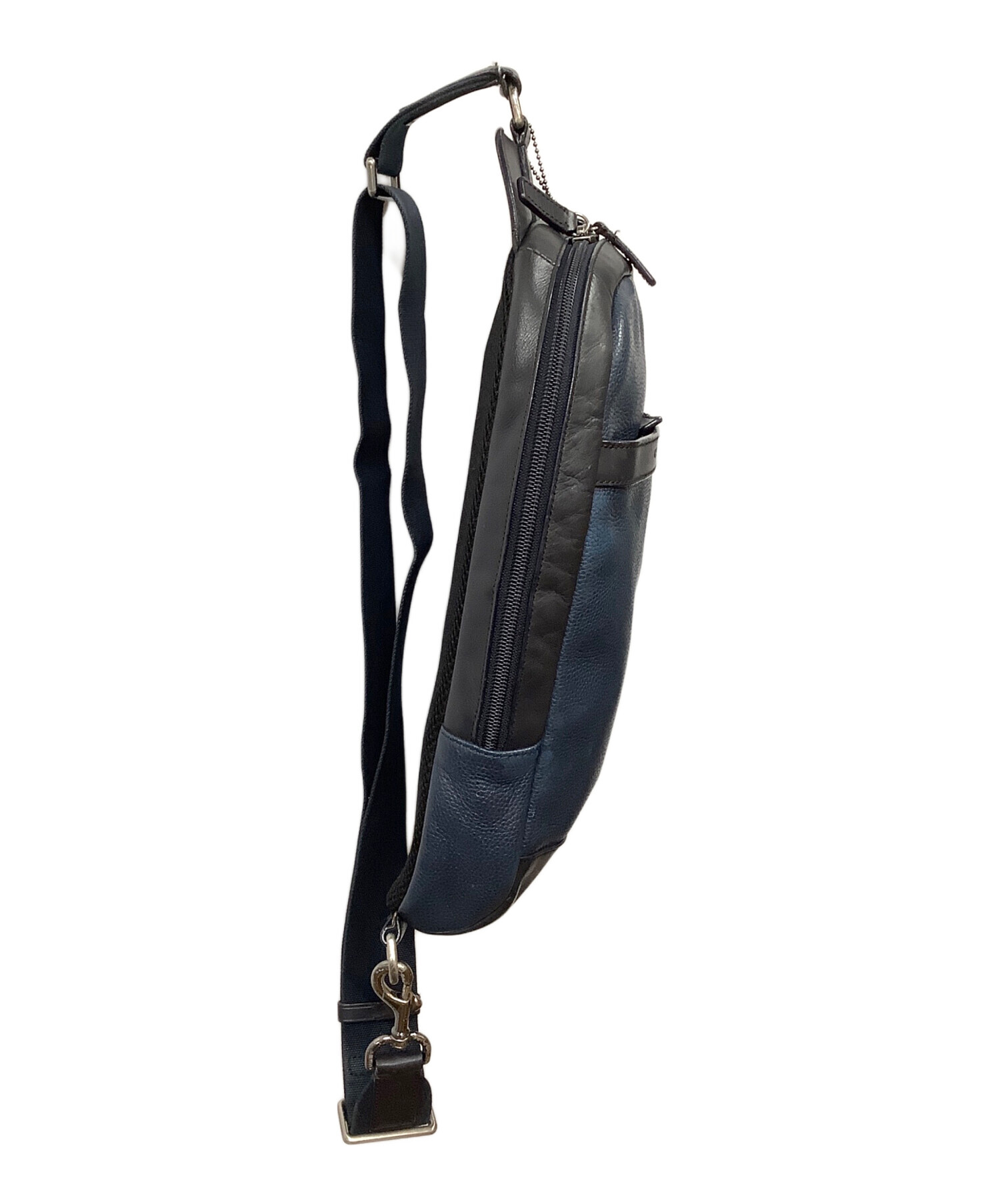 中古・古着通販】COACH (コーチ) ショルダーバッグ ネイビー ネイビー 