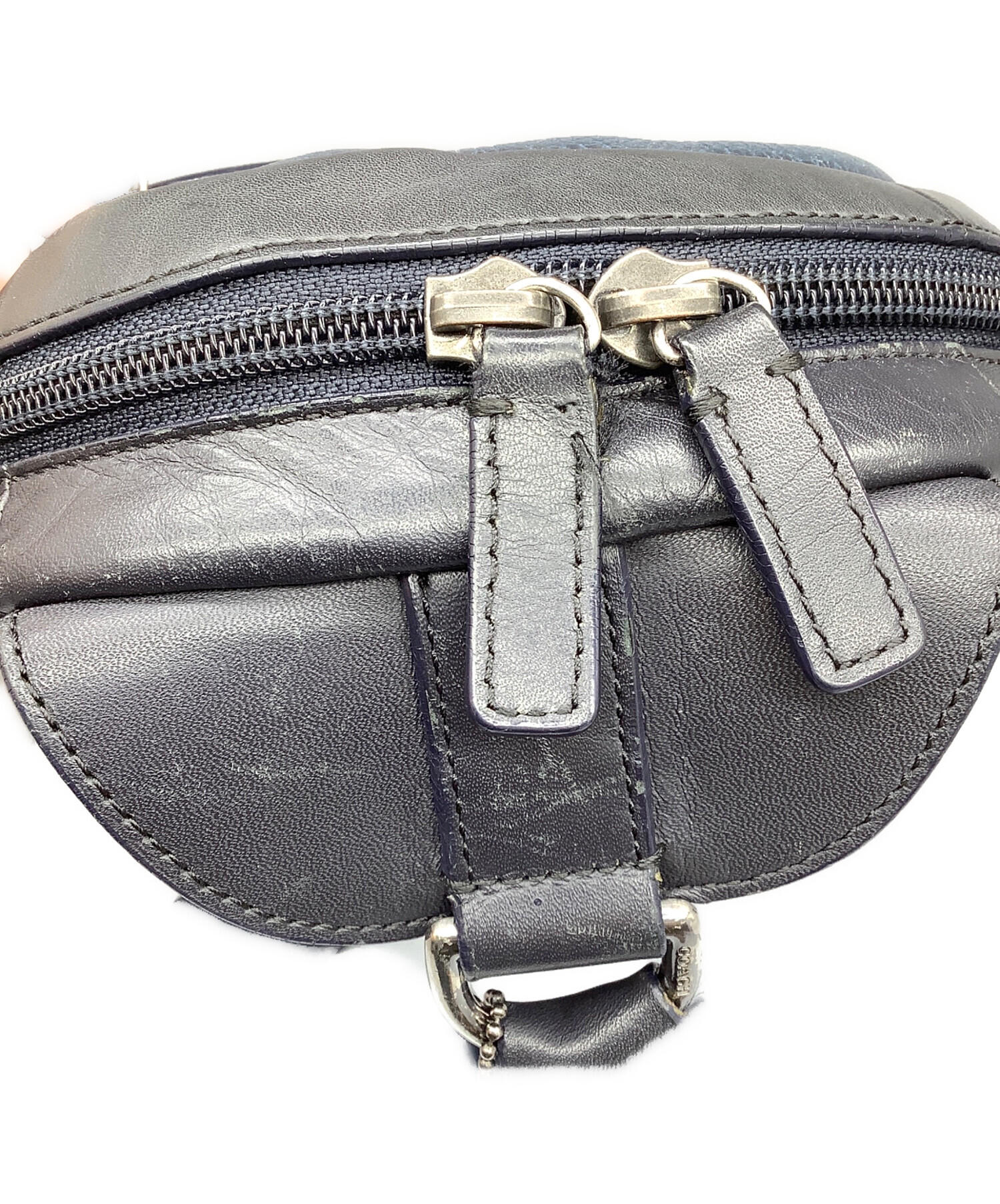 中古・古着通販】COACH (コーチ) ショルダーバッグ ネイビー ネイビー 