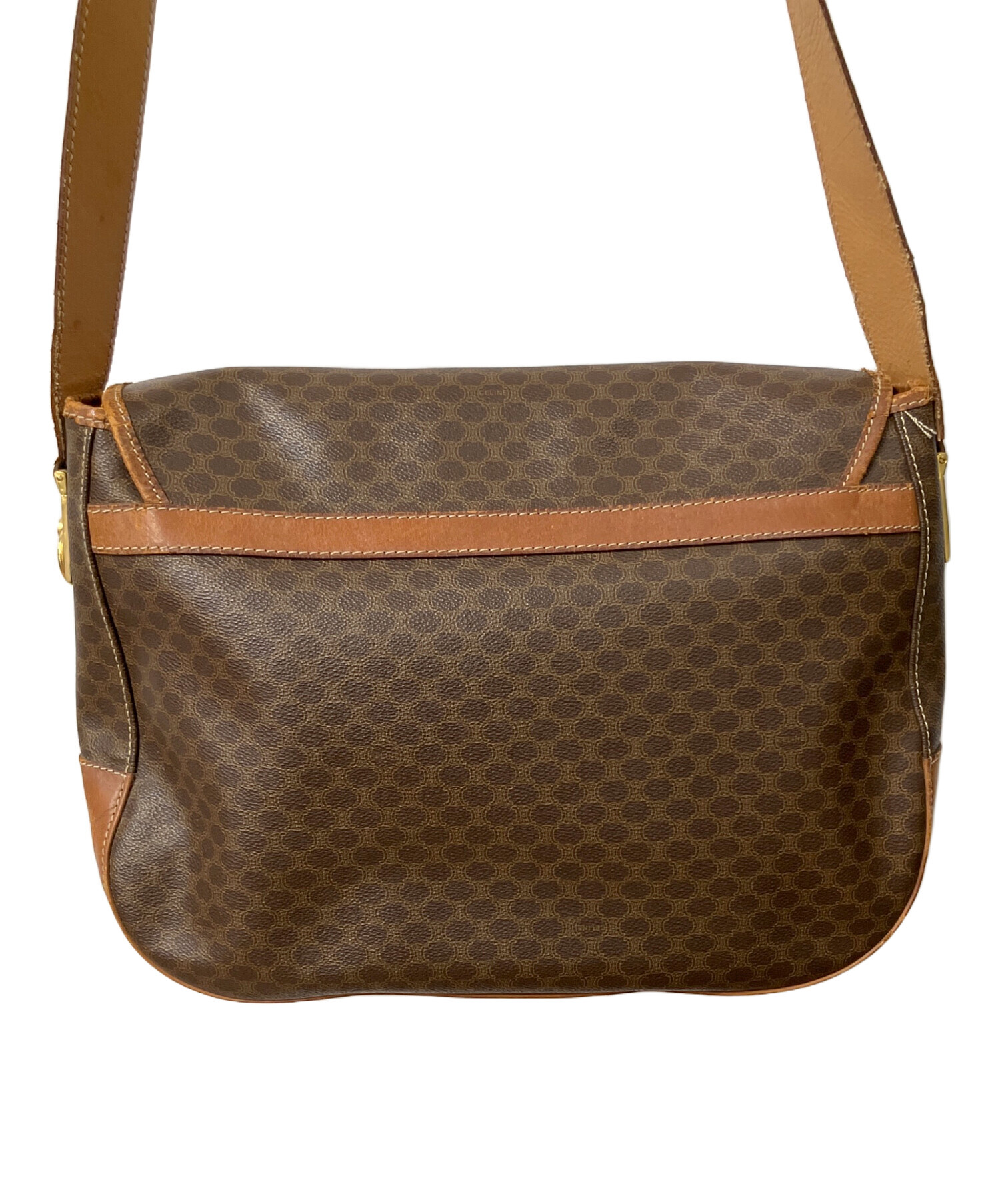 CELINE ショルダーバック　マカダムメッセンジャーバッグ 楽天市場】【バッグ】CELINE セリーヌ マカダム柄 ショルダーバッグ