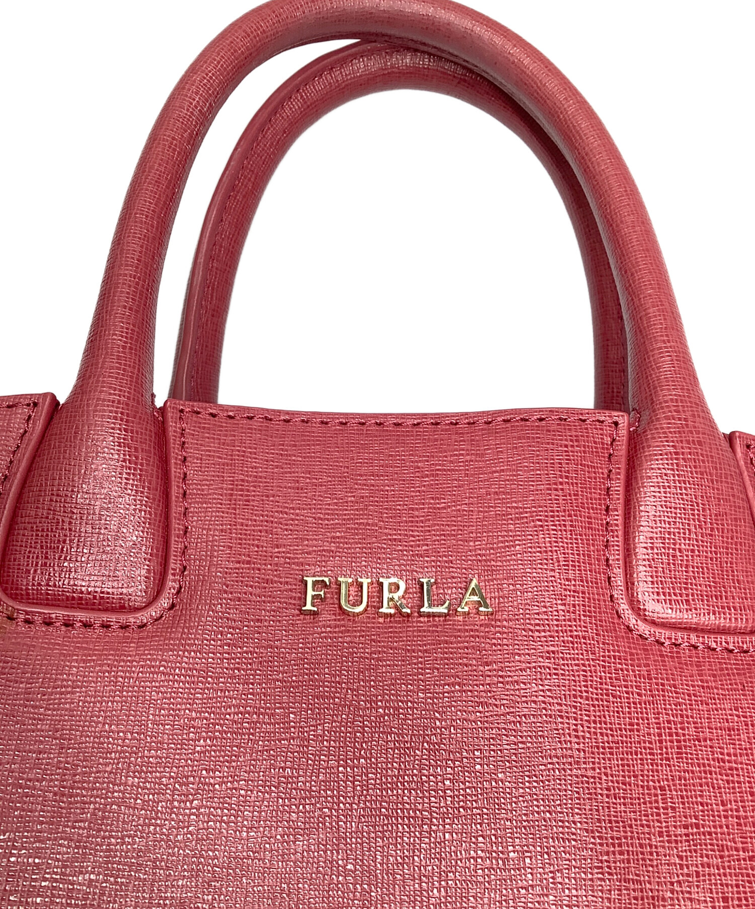 中古・古着通販】FURLA (フルラ) 2WAYバッグ レッド レッド｜ブランド