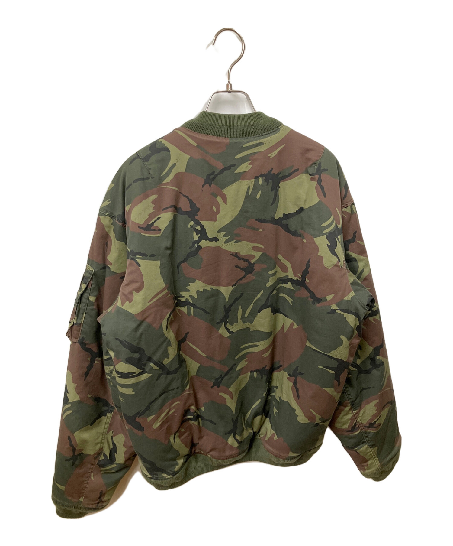 中古・古着通販】NIKE (ナイキ) MA-1フライトジャケット グリーン