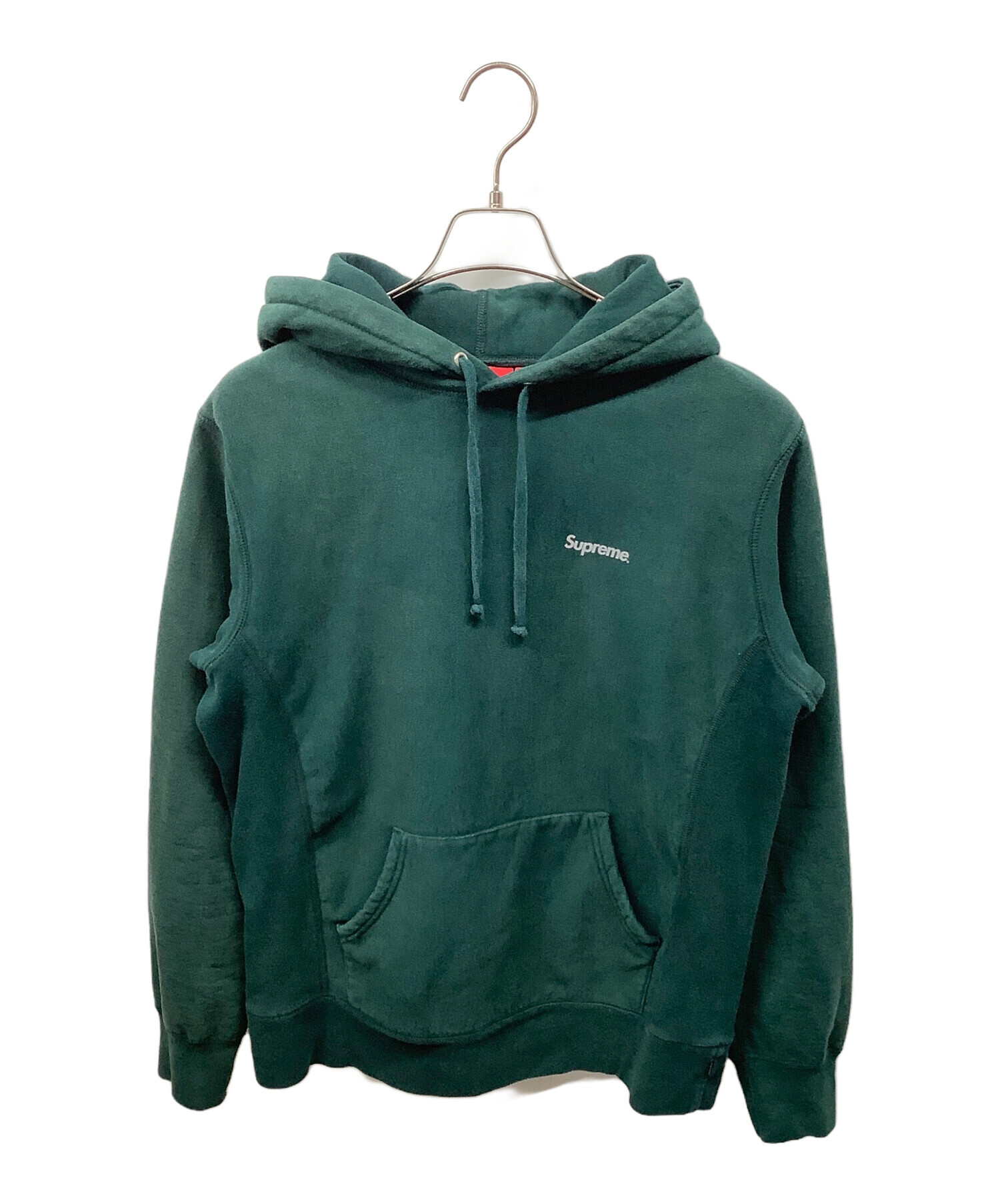 中古・古着通販】SUPREME (シュプリーム) プルオーバーパーカ グリーン 