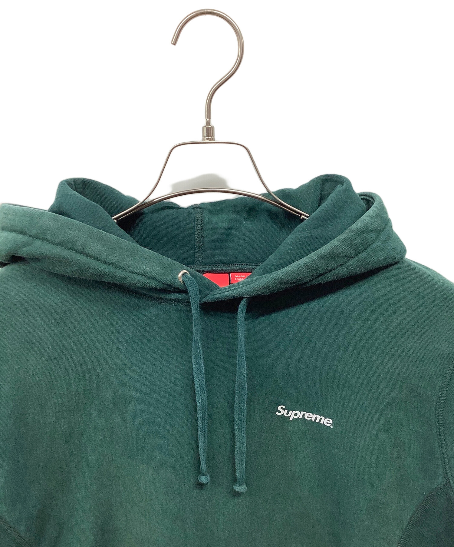 中古・古着通販】SUPREME (シュプリーム) プルオーバーパーカ グリーン 