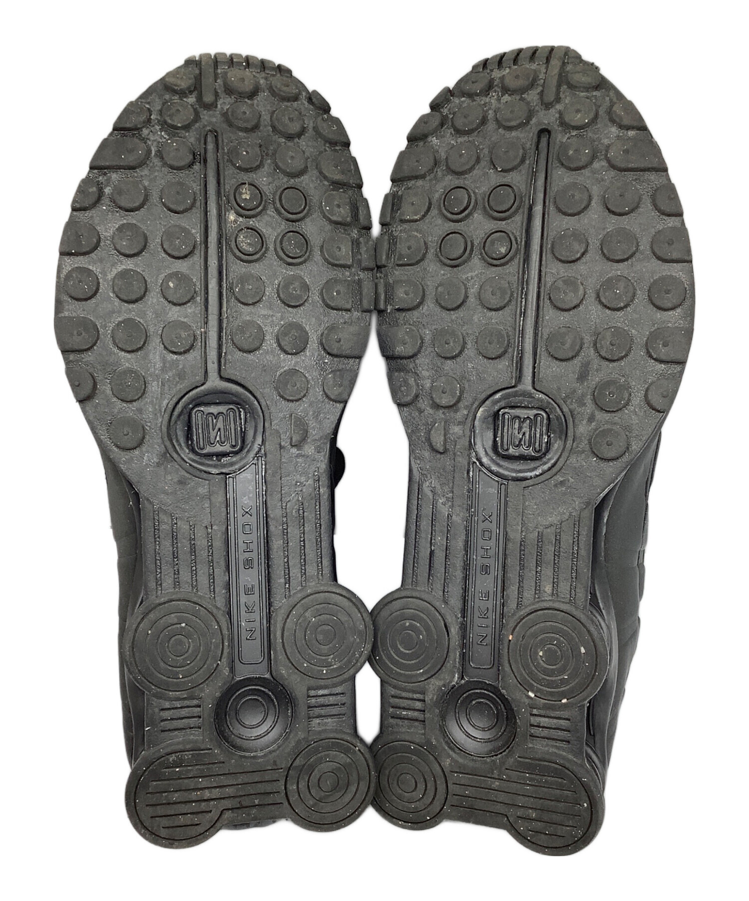 中古・古着通販】NIKE (ナイキ) NIKE SHOX R4 BLACK/BLACK-BLACK 