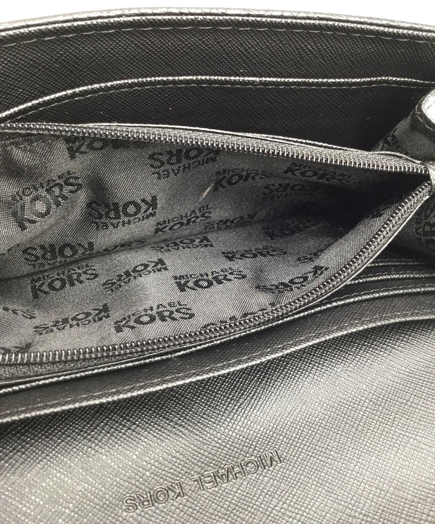 中古・古着通販】MICHAEL KORS (マイケルコース) 長財布 ブラック