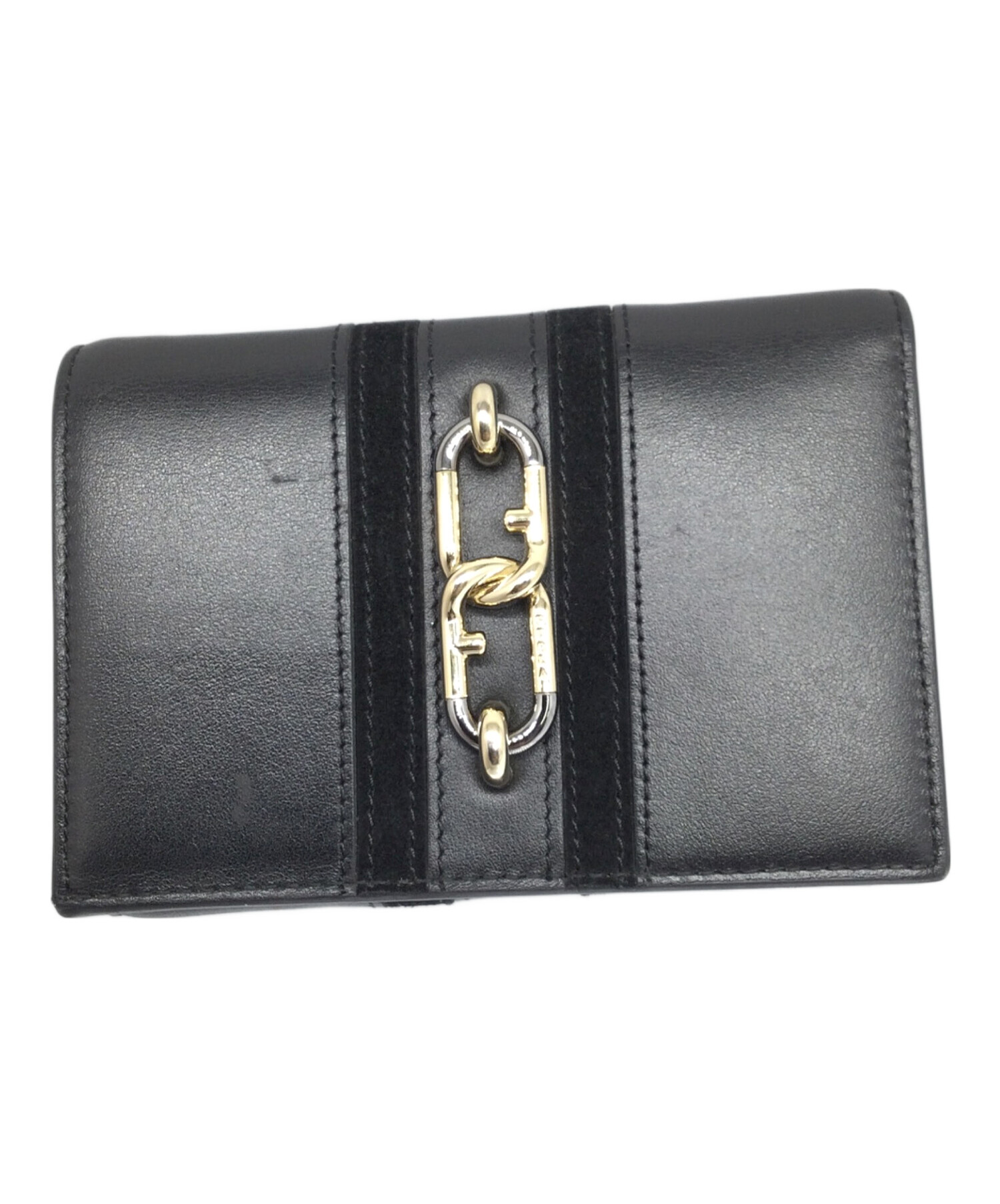 中古・古着通販】FURLA (フルラ) SIRENA M COMPACT WALLET ブラック