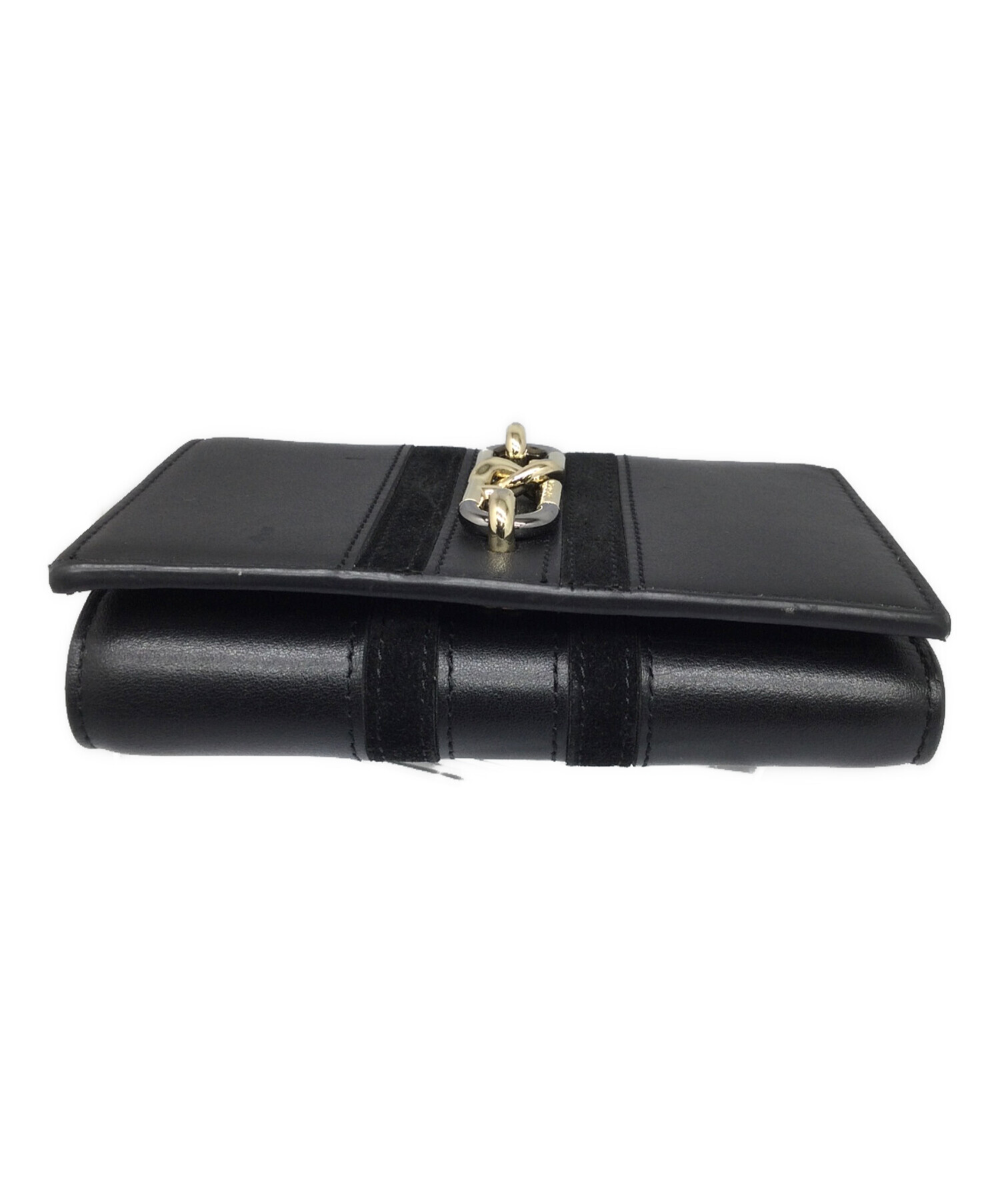 中古・古着通販】FURLA (フルラ) SIRENA M COMPACT WALLET ブラック