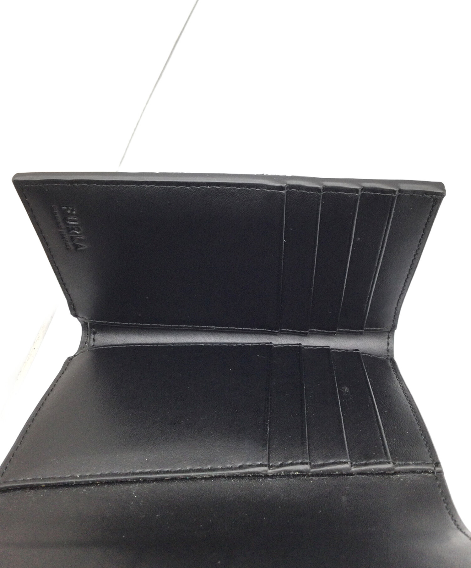 中古・古着通販】FURLA (フルラ) SIRENA M COMPACT WALLET ブラック