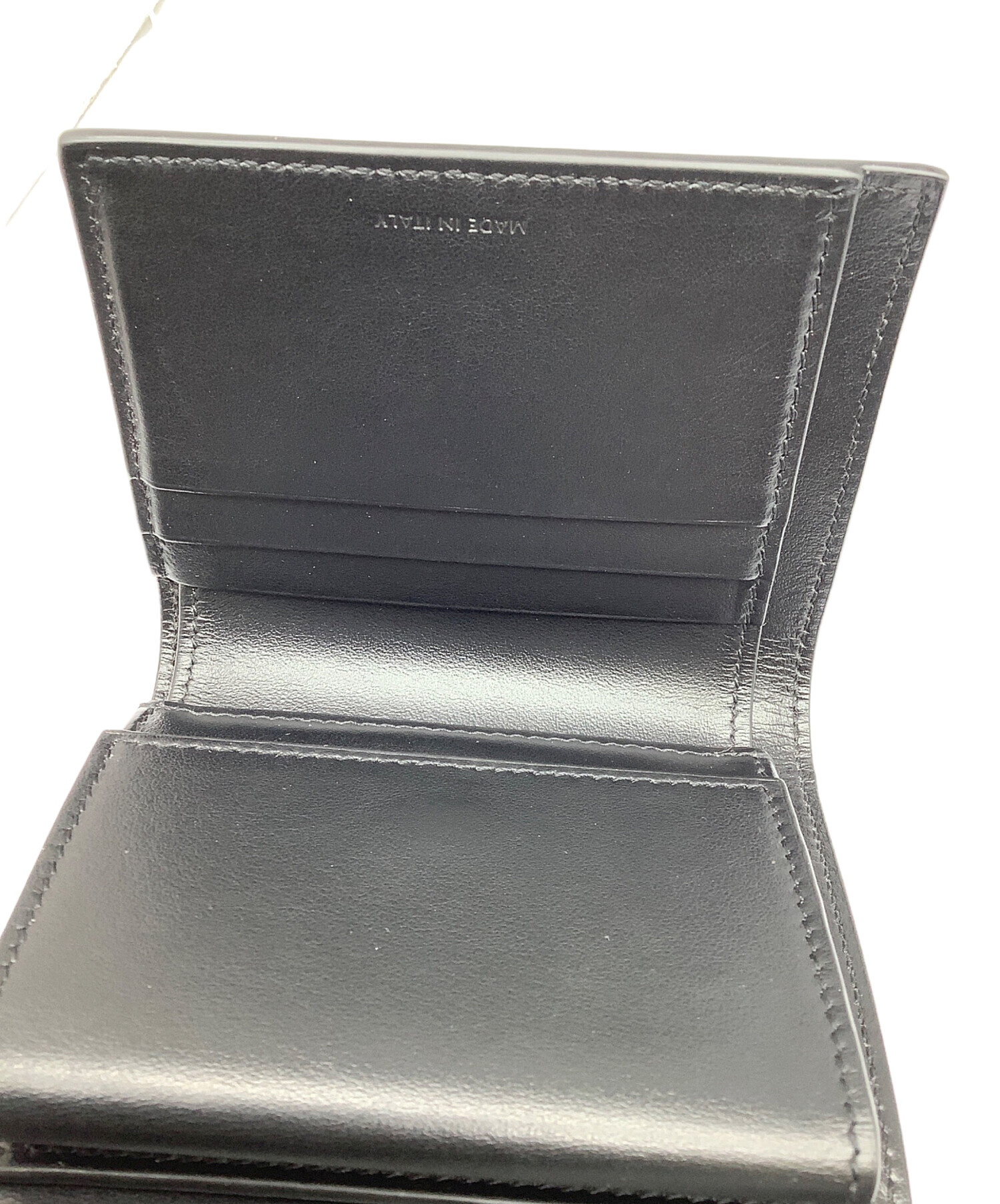 中古・古着通販】CELINE (セリーヌ) トリオンフ 3つ折り財布 ブラック