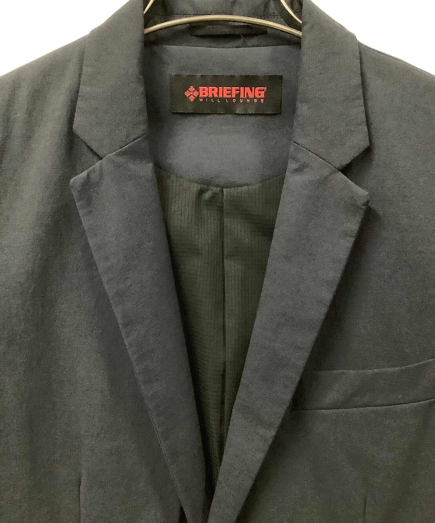 BRIEFING ネイビー ジャケット Mサイズ 中古・古着通販】BRIEFING (ブリーフィング) トラベルジャケット