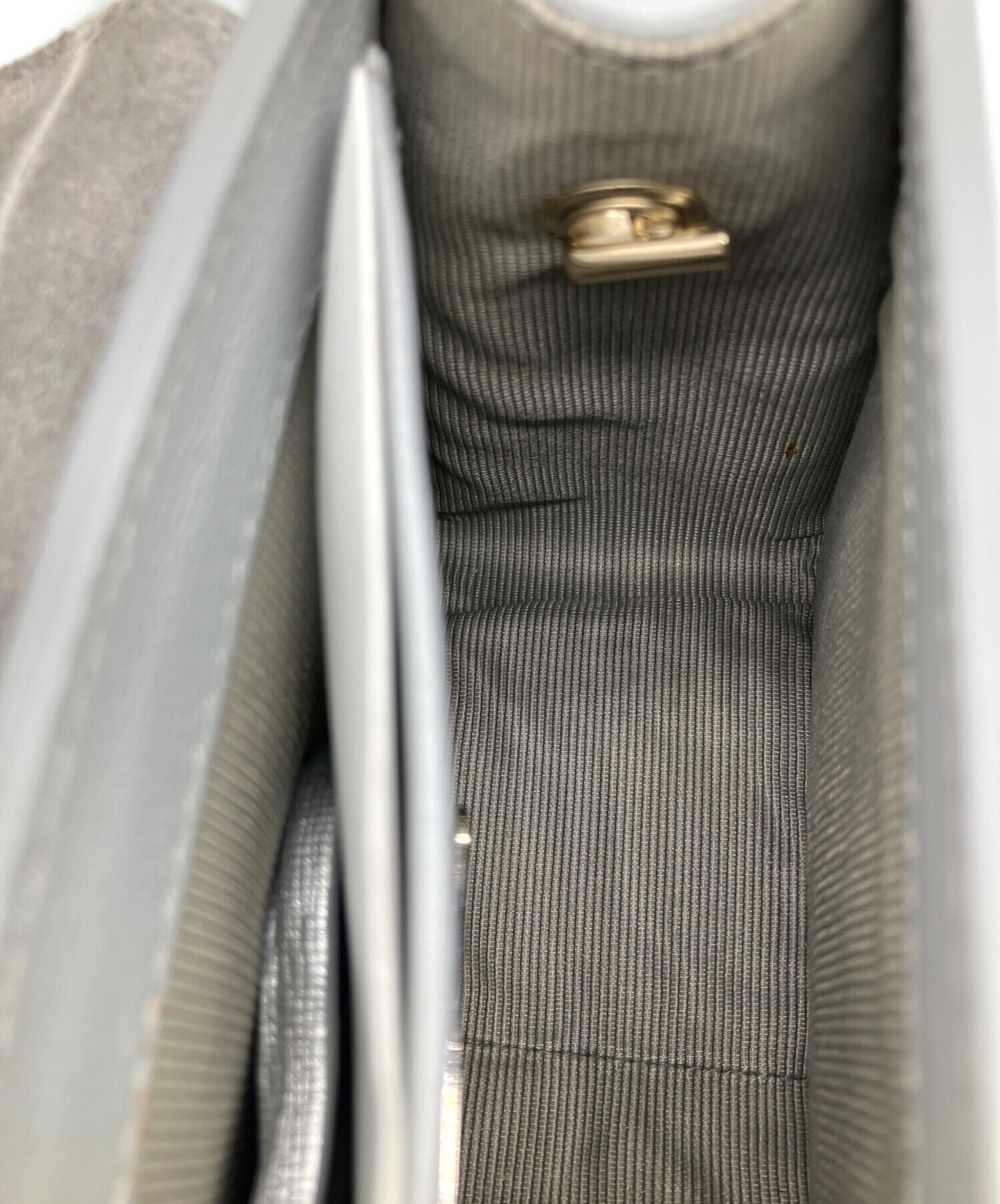 中古・古着通販】FURLA (フルラ) ショルダーバッグ シルバー グレー