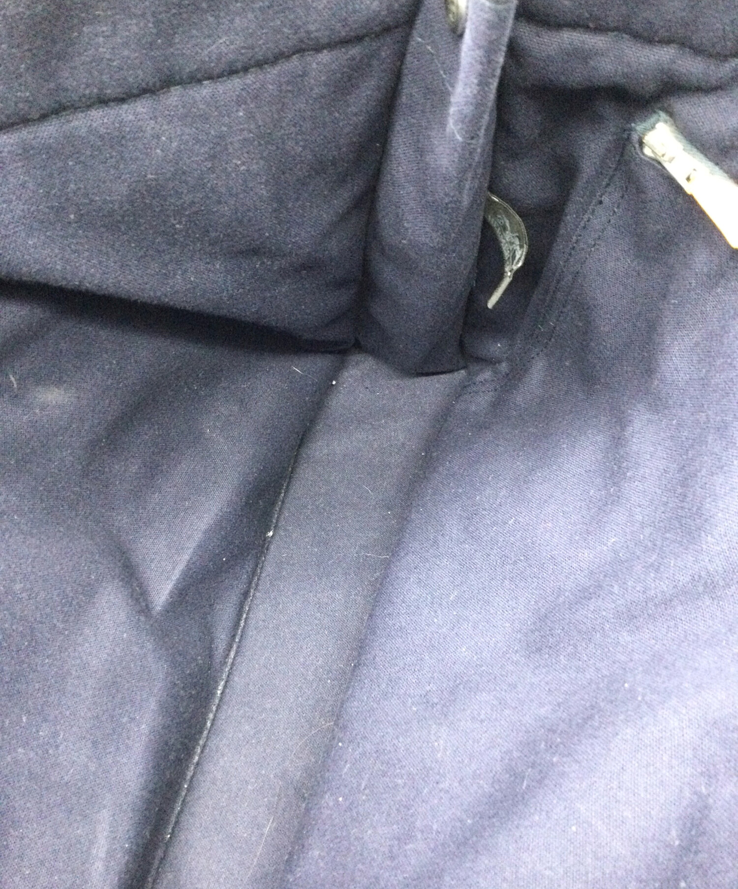 中古・古着通販】HERMES (エルメス) キャンバストートバッグ ネイビー