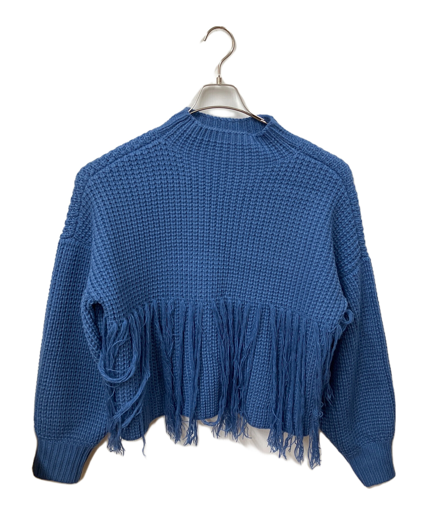 中古・古着通販】AMERI (アメリ) 厚手ニット ブルー ブルー サイズ