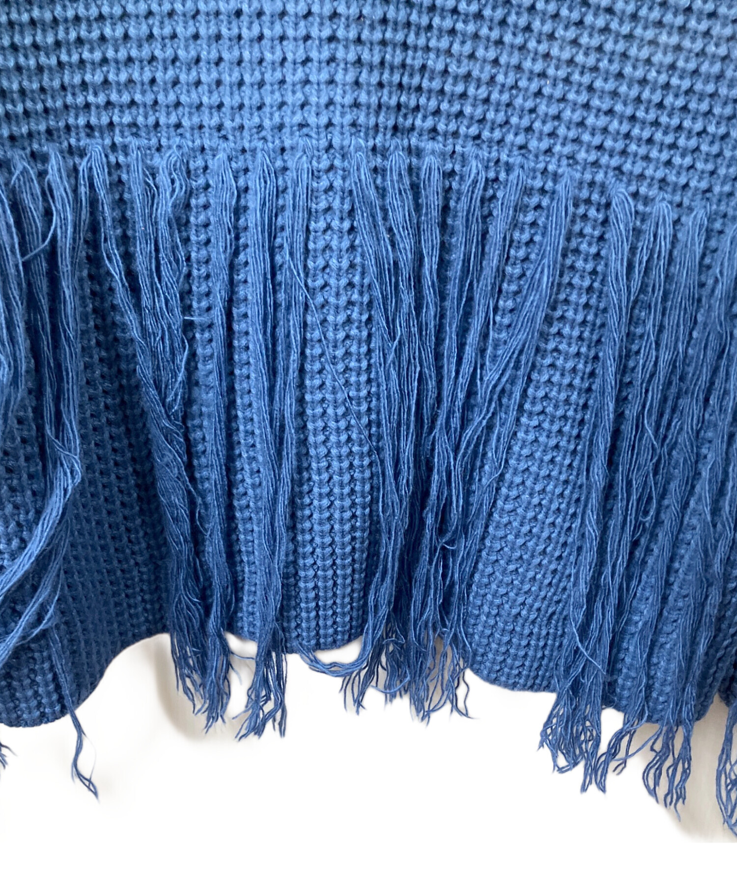 中古・古着通販】AMERI (アメリ) 厚手ニット ブルー ブルー サイズ