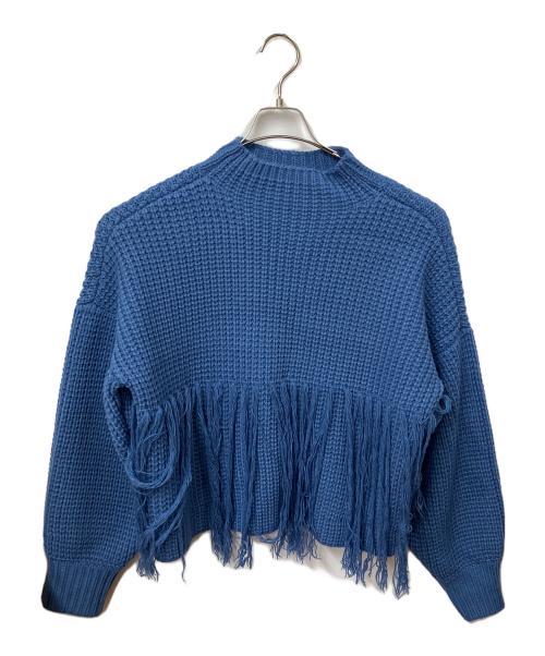 中古・古着通販】AMERI (アメリ) 厚手ニット ブルー ブルー サイズ