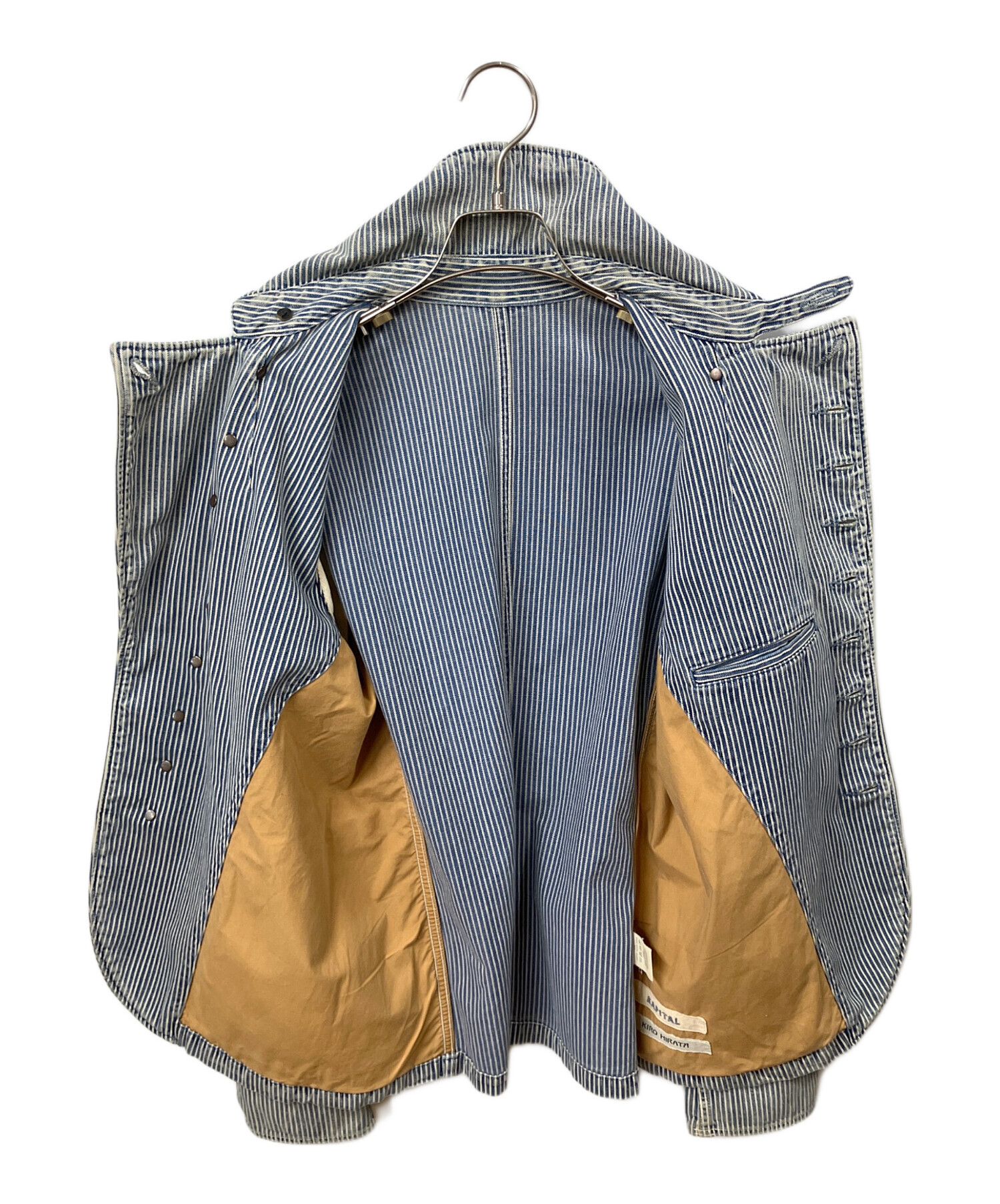 中古・古着通販】KAPITAL (キャピタル) ヴィンテージ加工ヒッコリー