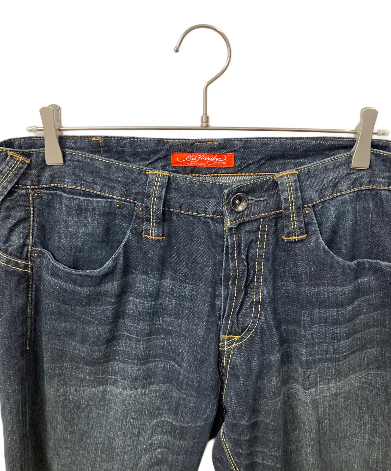 中古・古着通販】Ed Hardy (エド ハーディー) デニムパンツ インディゴ