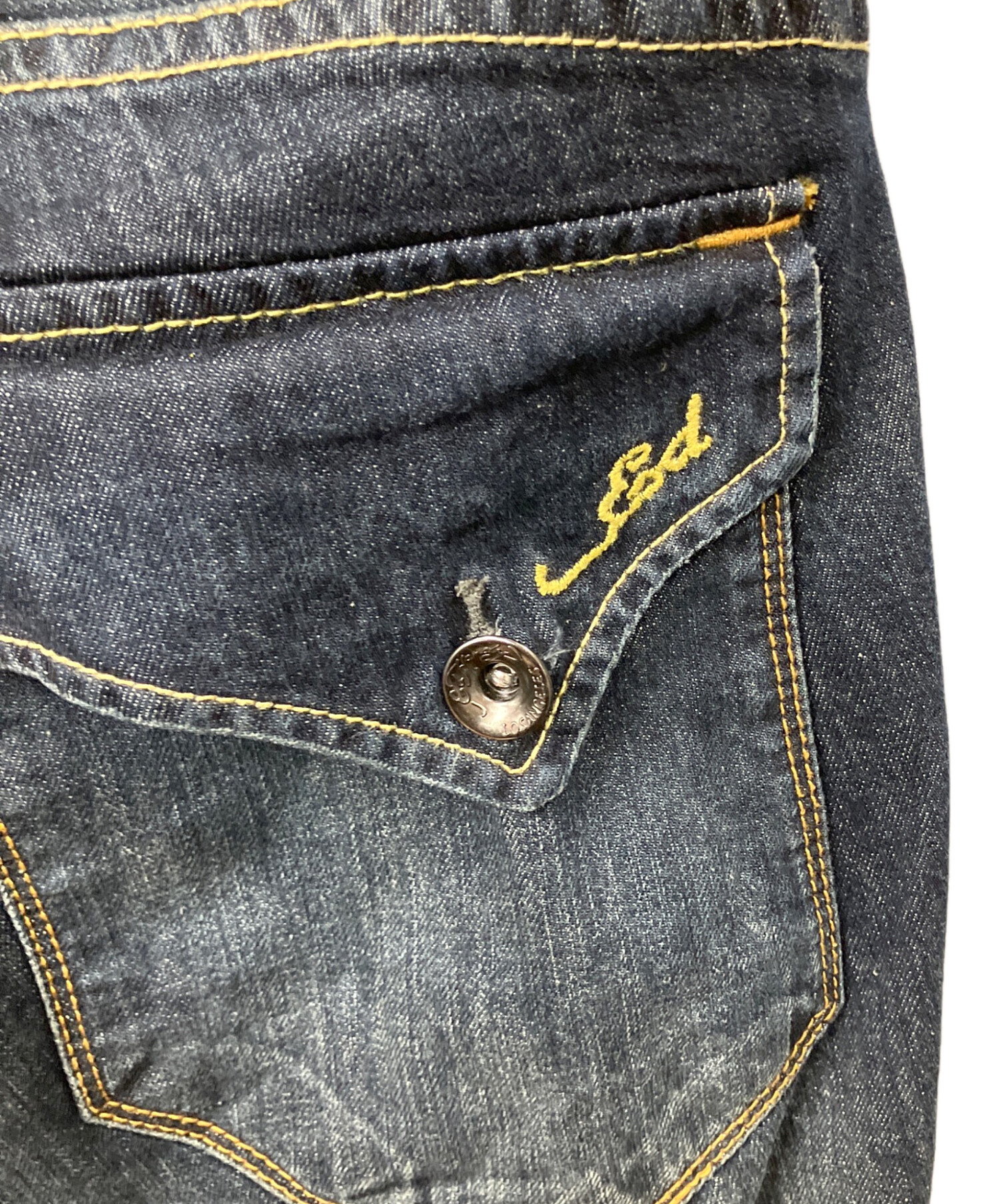 中古・古着通販】Ed Hardy (エド ハーディー) デニムパンツ インディゴ