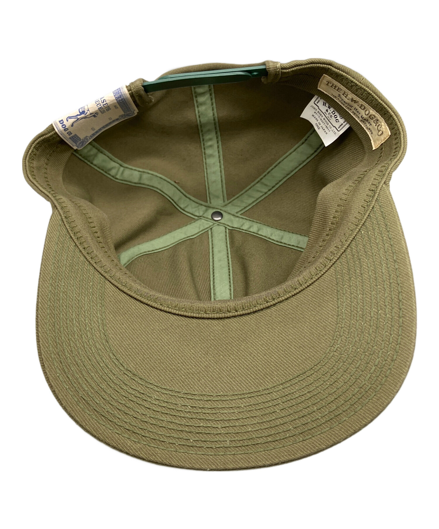 $*$様 THE H.W. DOC & CO. キャップ オリーブ THE H.W.DOG&CO. / ザ エイチ ダブリュー ドッグ アンド コー] TRUCKER