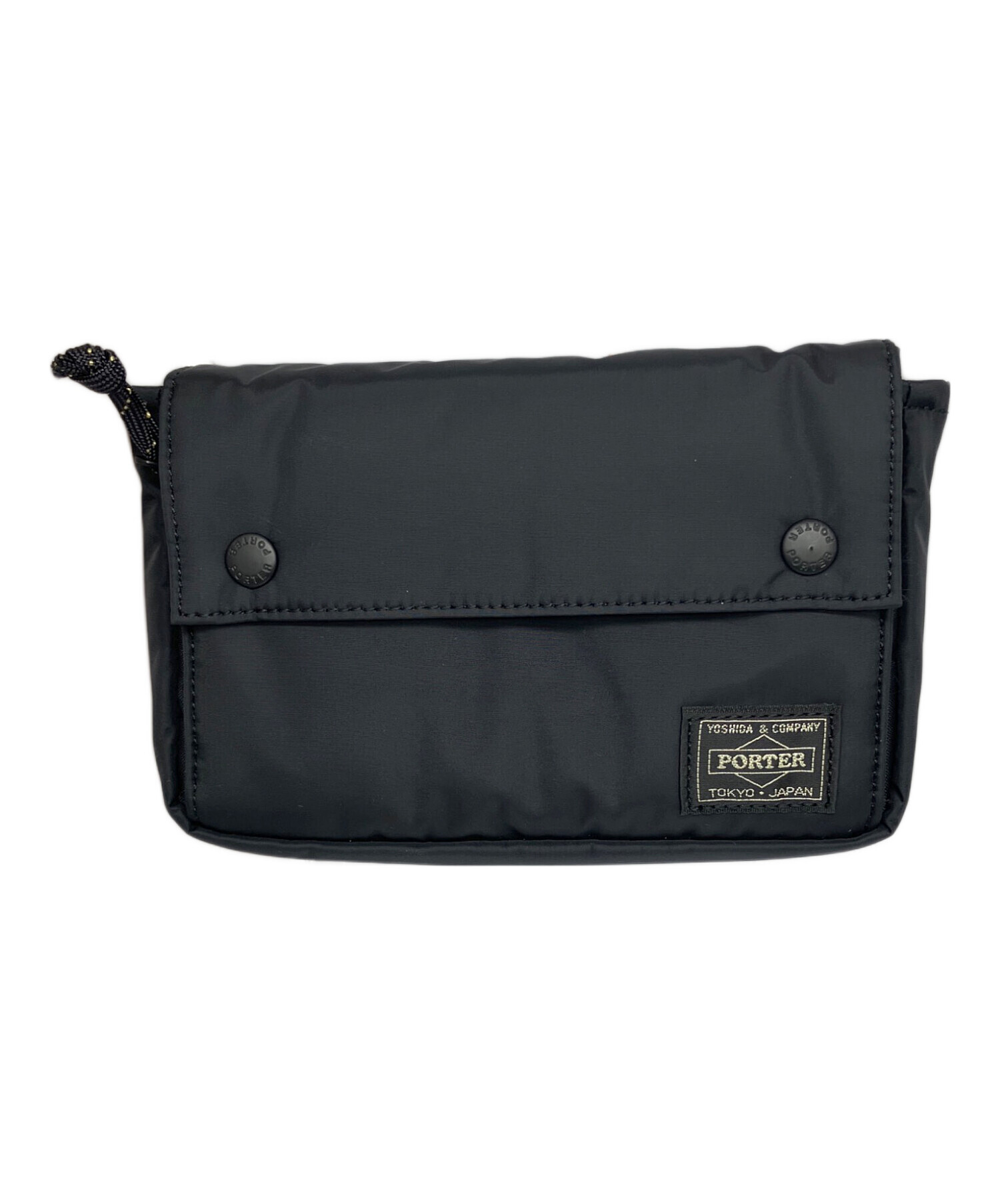 中古・古着通販】PORTER (ポーター) ショルダーポーチ ブラック 未使用 