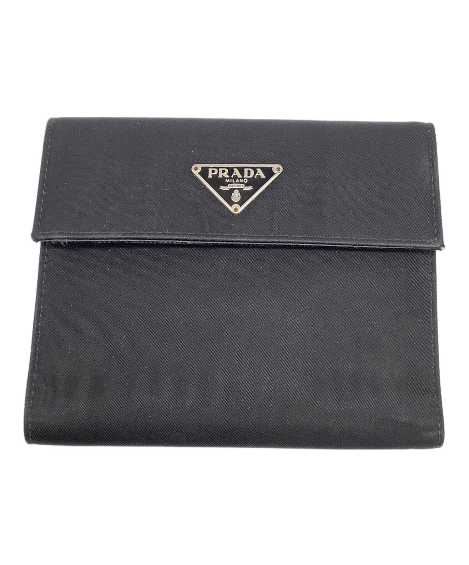 PRADA ブラック 三つ折り財布