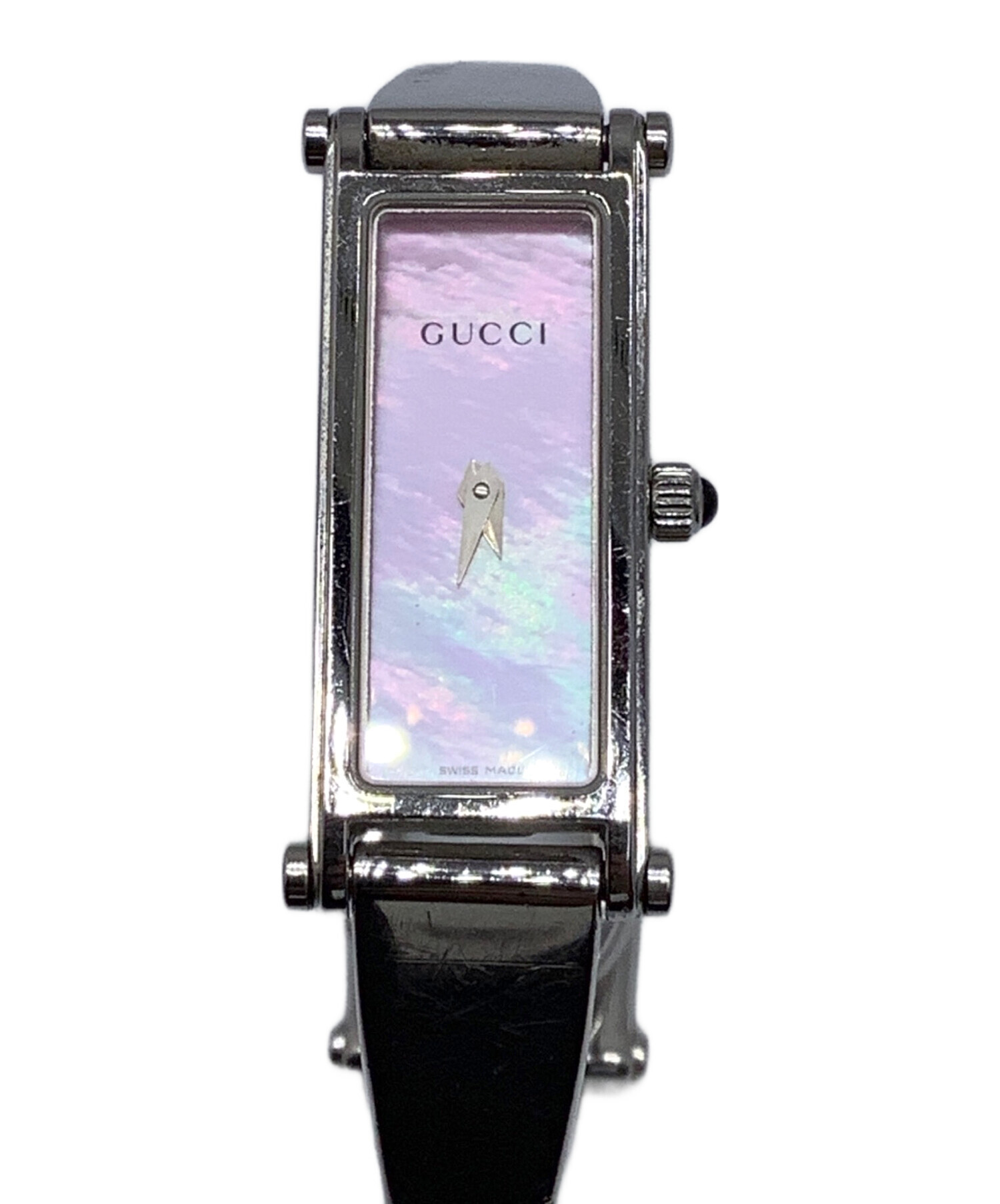 グッチ　GUCCI 腕時計　ブレスウォッチ　2個セット　ピンク　ブラック 中古・古着通販】GUCCI (グッチ) 腕時計 ピンク｜ブランド・古着通販