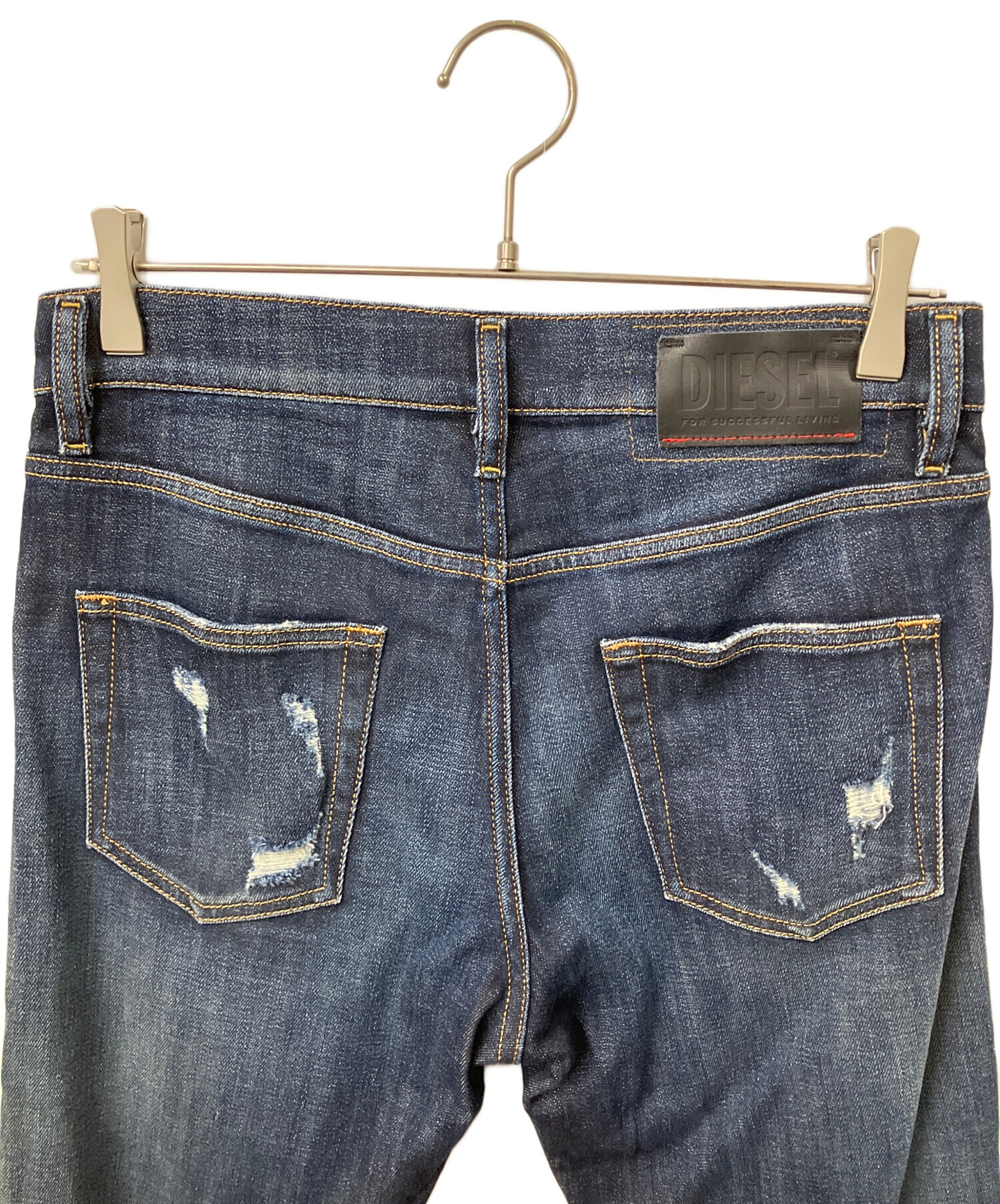 中古・古着通販】DIESEL (ディーゼル) ジョグジーンズ ダメージ加工 