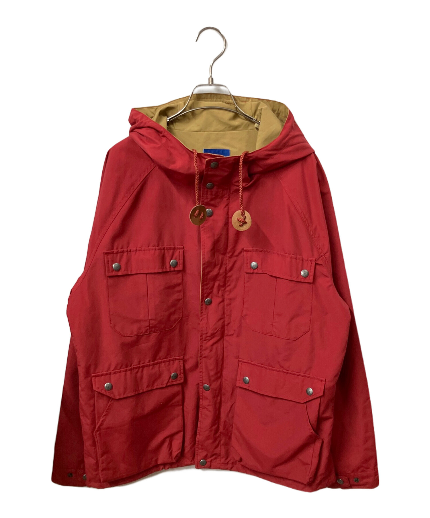 シェラデザイン　ショートパーカー　ラストレッド(赤錆色)　JPN L シェラデザイン ショートパーカー ラストレッド(赤錆色) JPN L