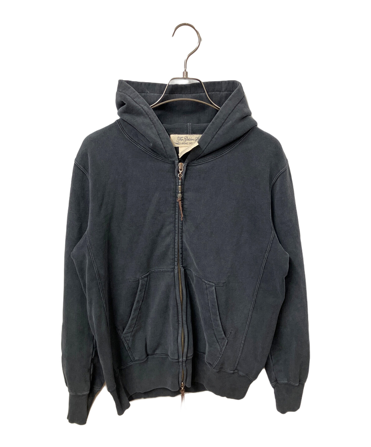 中古・古着通販】REMI RELIEF (レミレリーフ) ジップパーカー ブラック