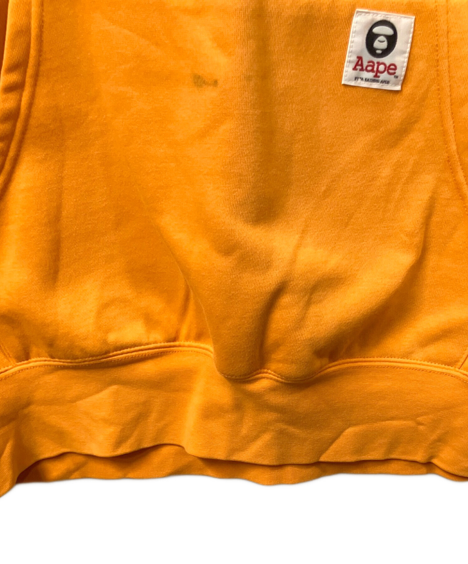 美品 アベイシングエイプ 25SS FACE スウェット XL オレンジ 中古・古着通販】AAPE BY A BATHING APE (エーエイプ バイ ア