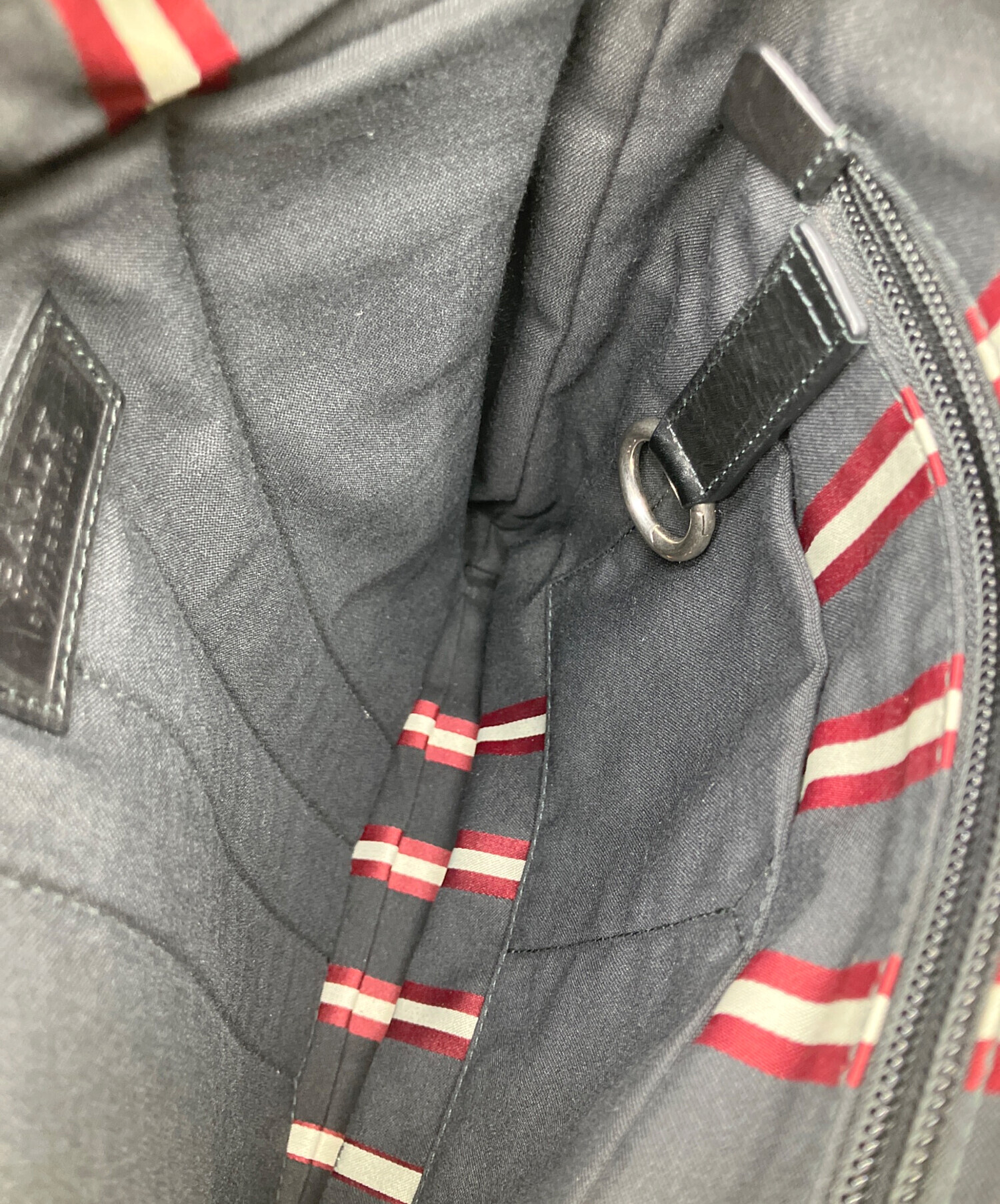 中古・古着通販】BALLY (バリー) レザーショルダーバッグ ブラック 