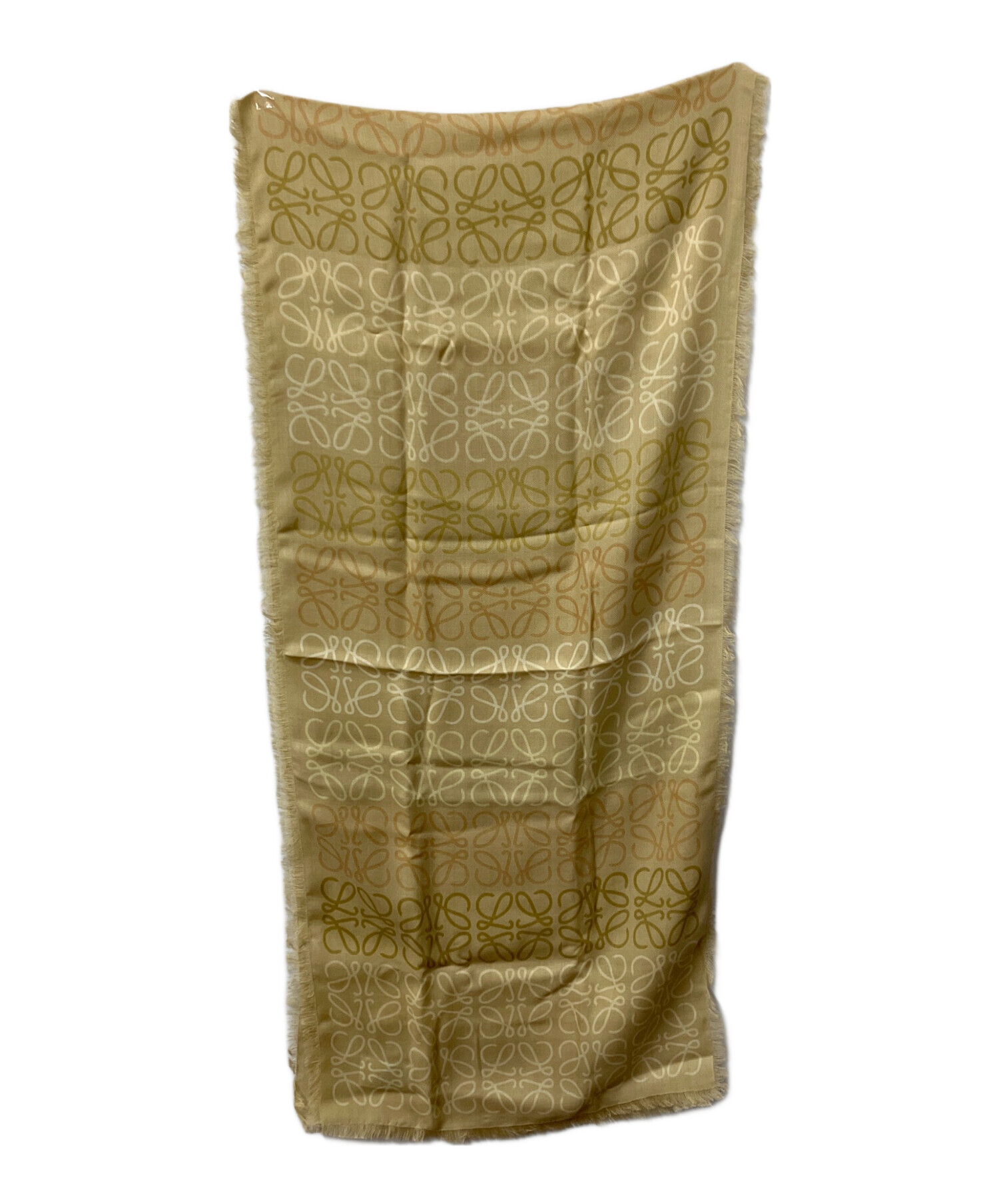 中古・古着通販】LOEWE (ロエベ) カシミヤ混アナグラムウールスカーフ