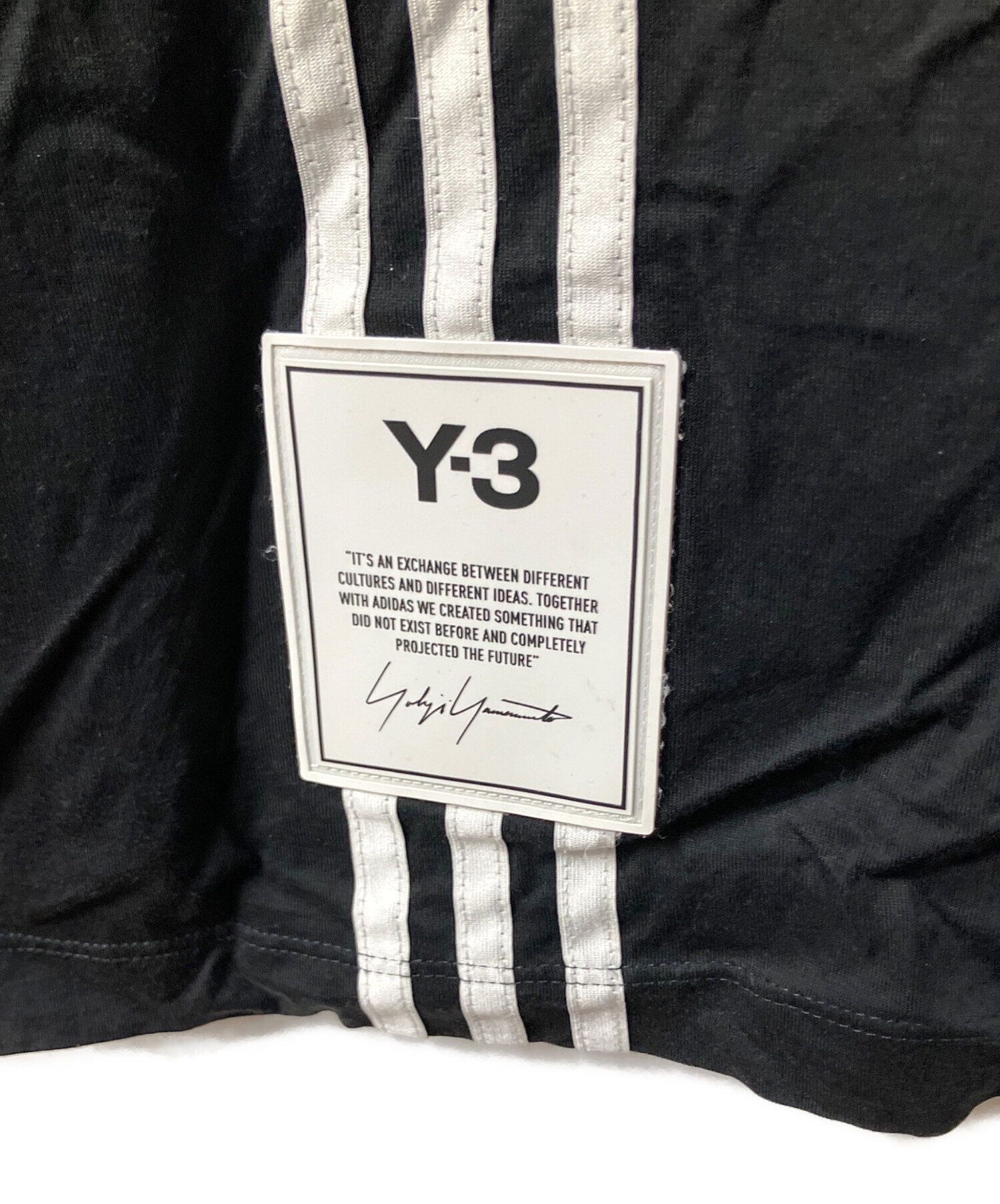 中古・古着通販】Y-3 (ワイスリー) M 3 STP SS TEE ブラック サイズ:L 