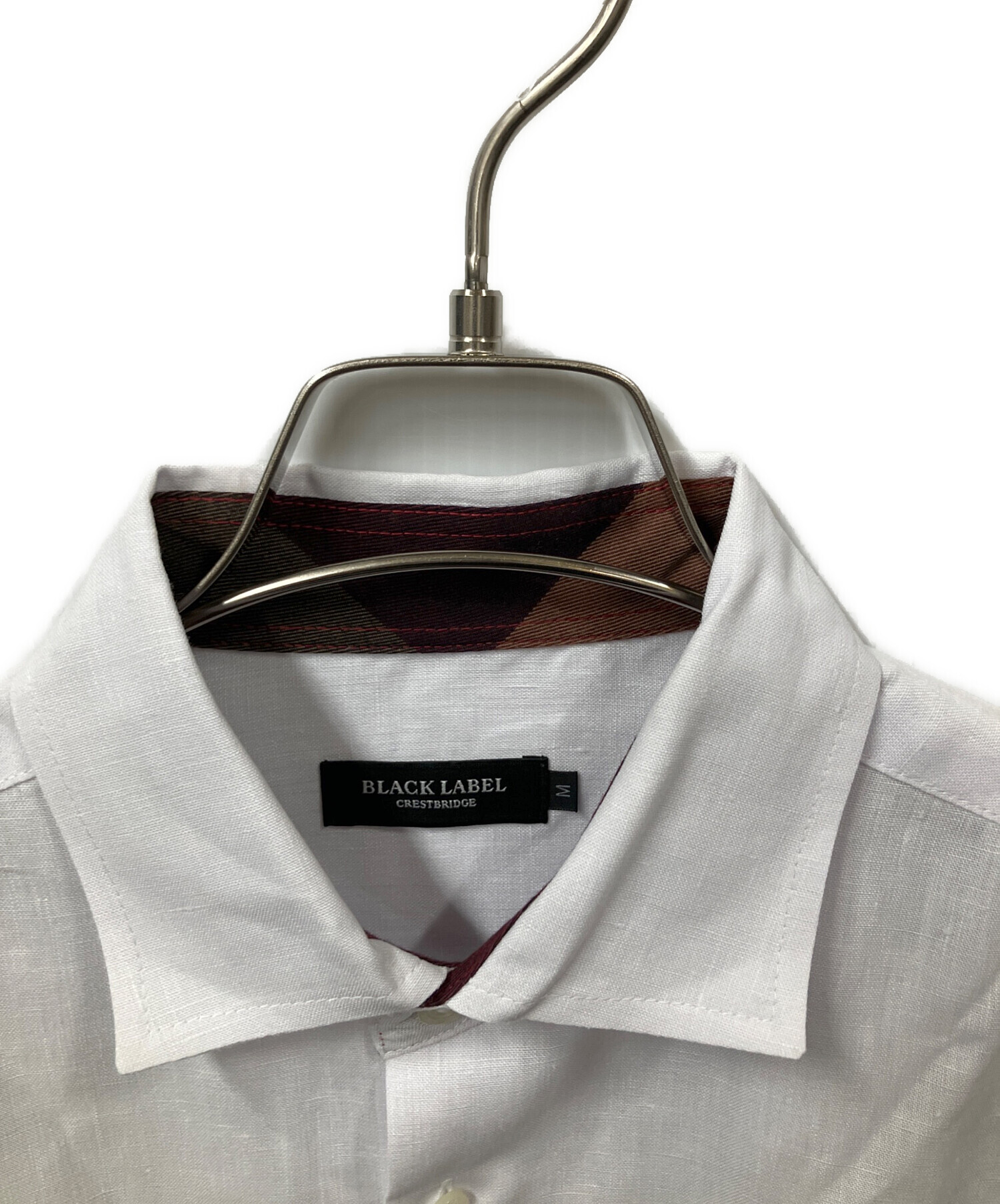 BLACK LABEL CRESTBRIDGE 半袖シャツ Mサイズ 中古・古着通販】BLACK LABEL CRESTBRIDGE (ブラックレーベル クレスト