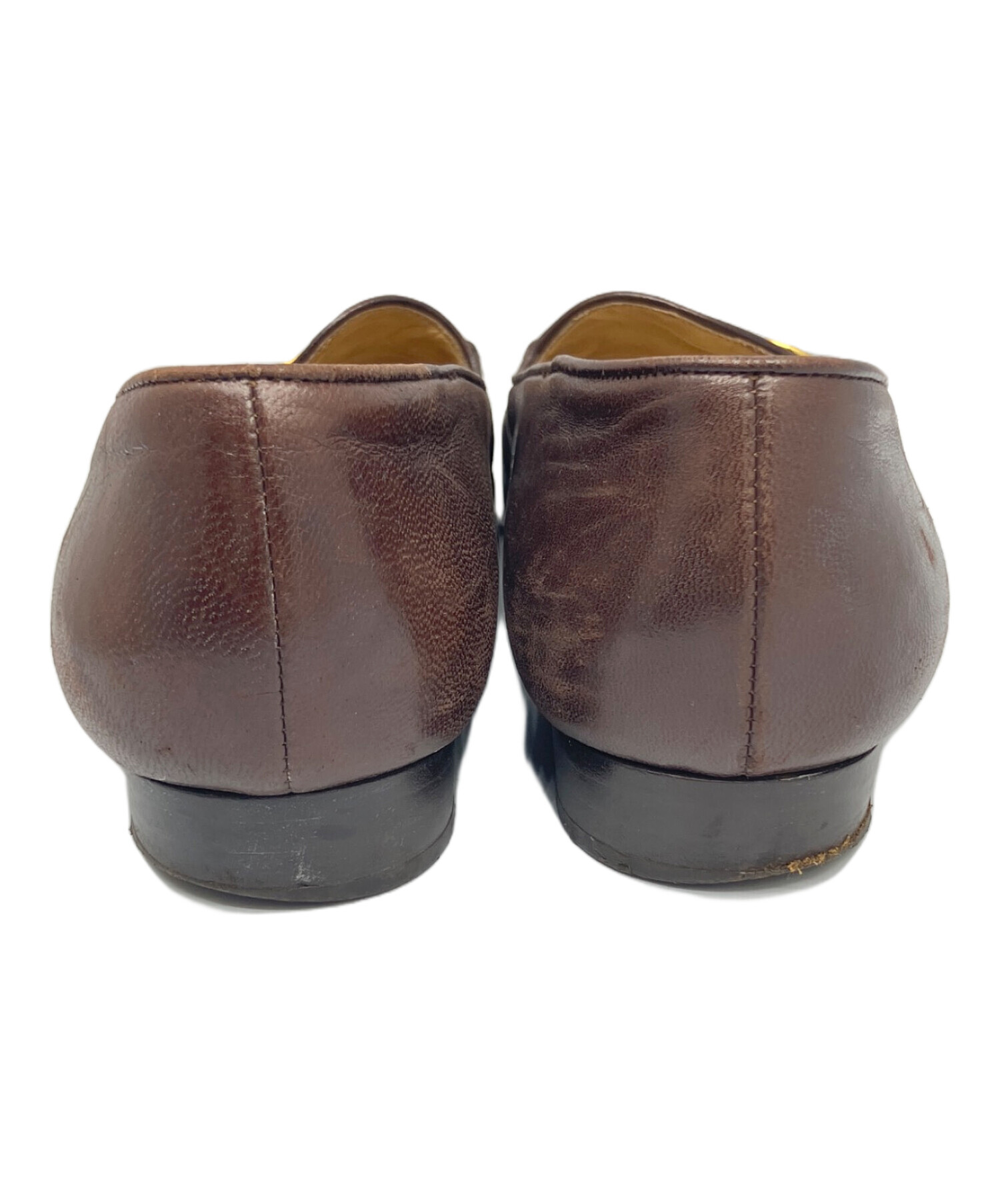 中古・古着通販】GUCCI (グッチ) ローファー ブラウン ブラウン サイズ 