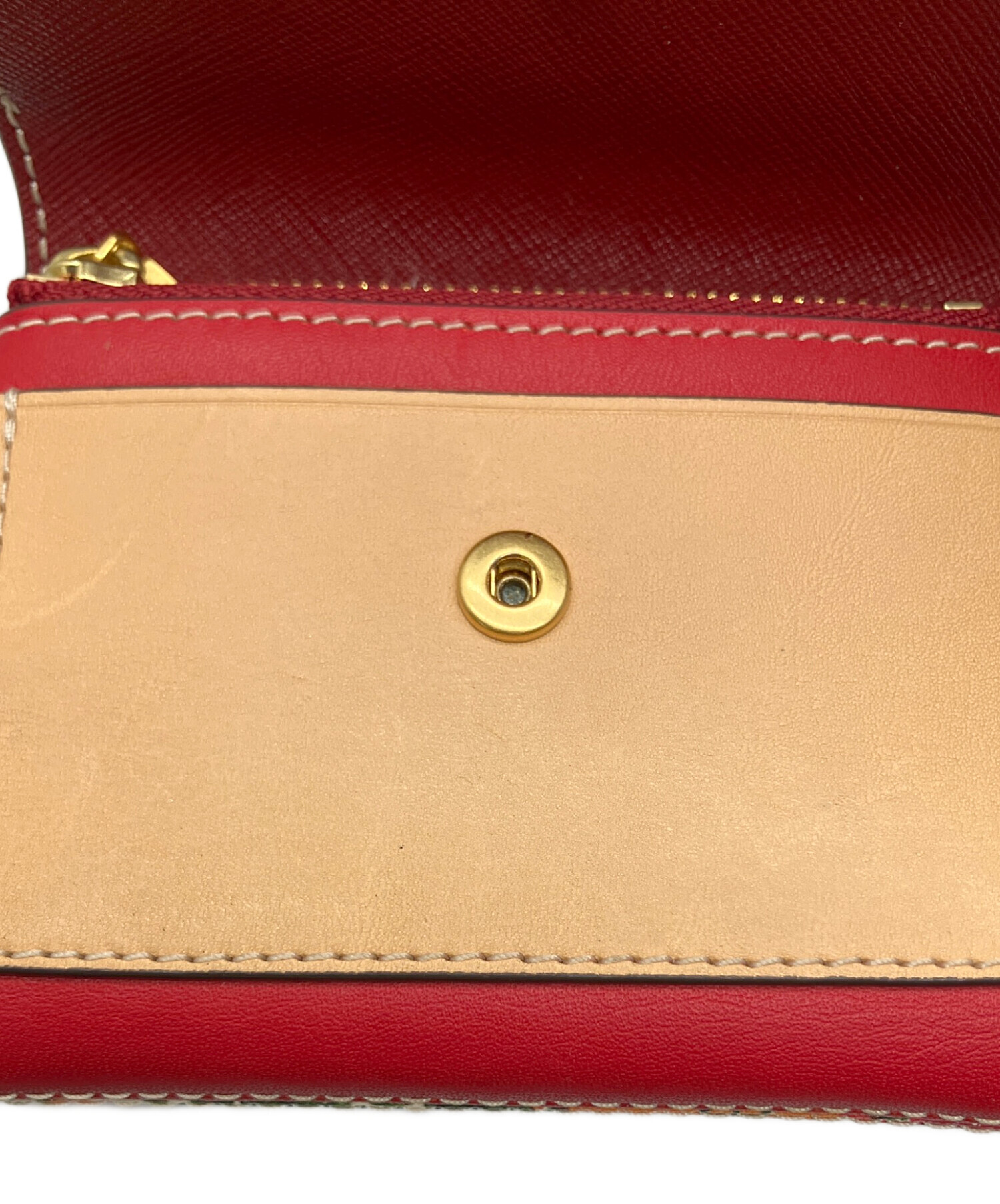 中古・古着通販】TORY BURCH (トリーバーチ) 3つ折り財布 マルチカラー 