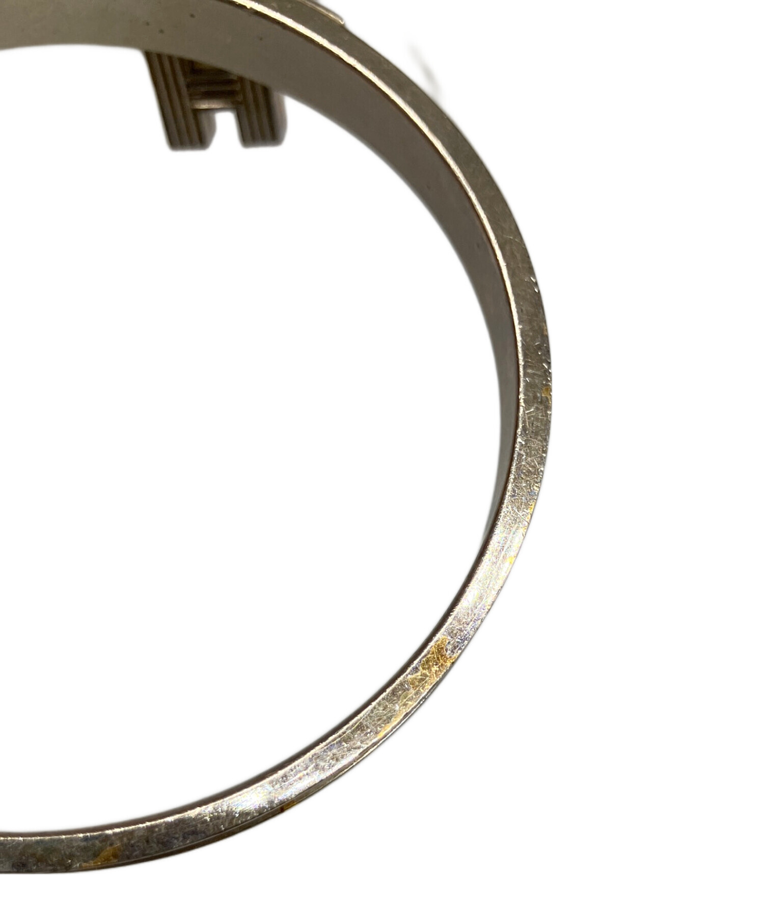 [鑑定済] HERMES エルメス ケリーバングル カデナ パドロックモチーフ 鑑定済] HERMES エルメス ケリーバングル カデナ パドロック