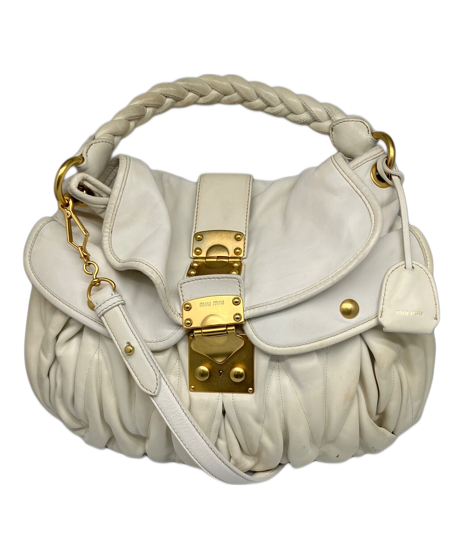 中古・古着通販】MIU MIU (ミュウミュウ) マテラッセ 2WAYバッグ 