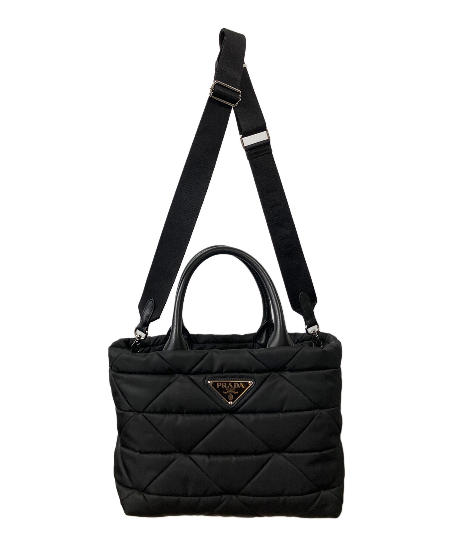 中古・古着通販】PRADA (プラダ) スモール パデッド Re-Nylon トート