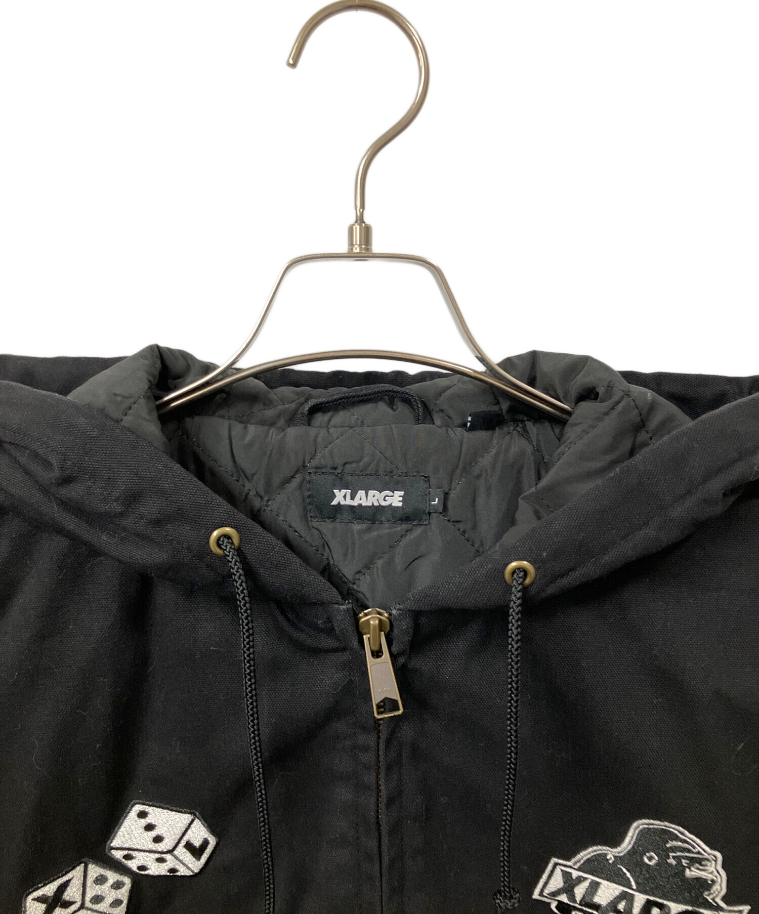 中古・古着通販】X-LARGE (エクストララージ) DICE HOODED WORK JACKET 