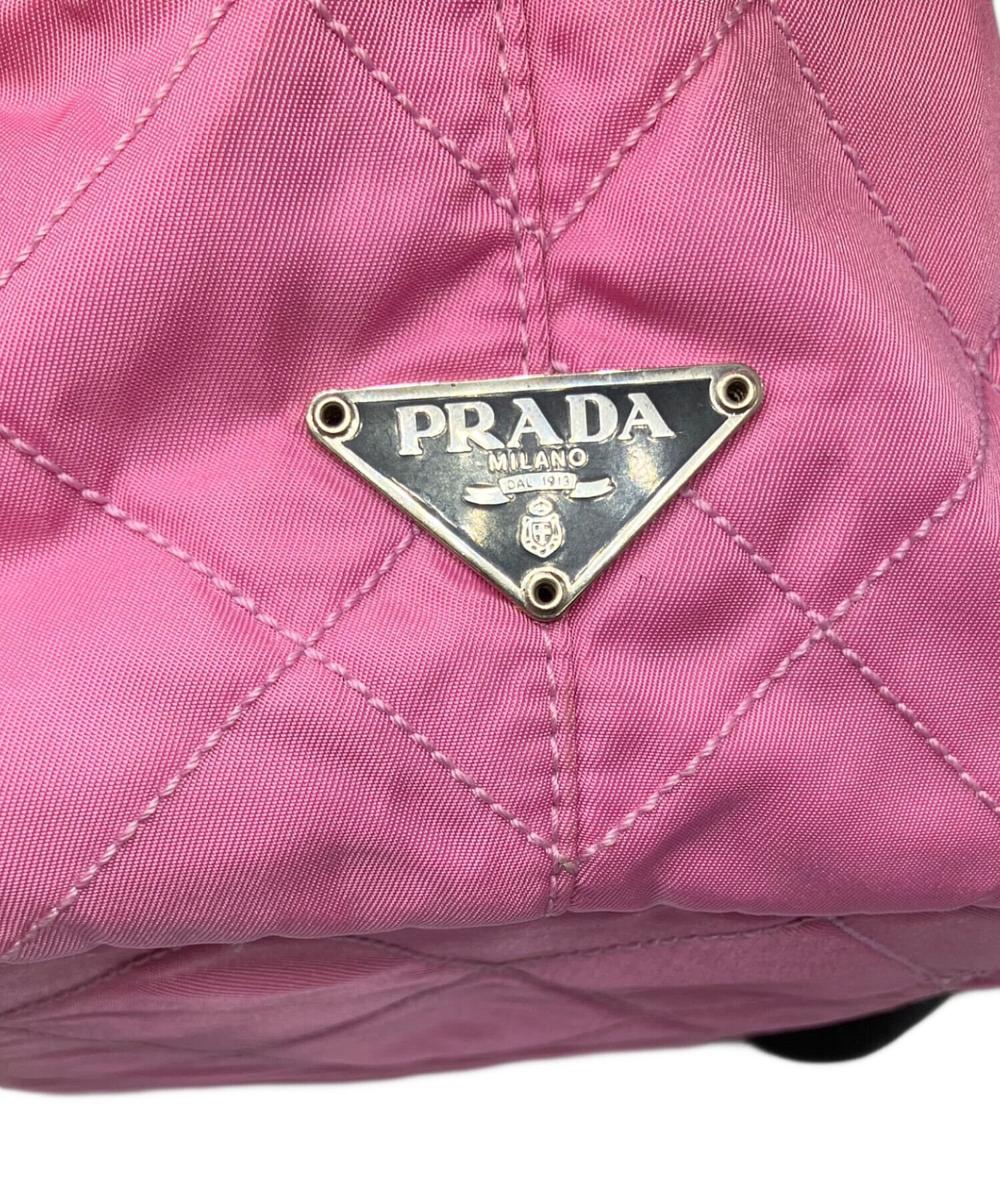 中古・古着通販】PRADA (プラダ) キルティングナイロントートバッグ